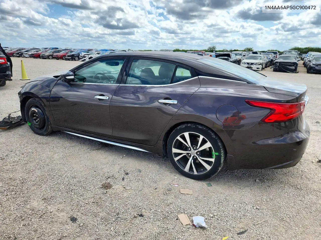 2016 NISSAN MAXIMA VIN 1N4AA6AP5GC900472 — фото 2