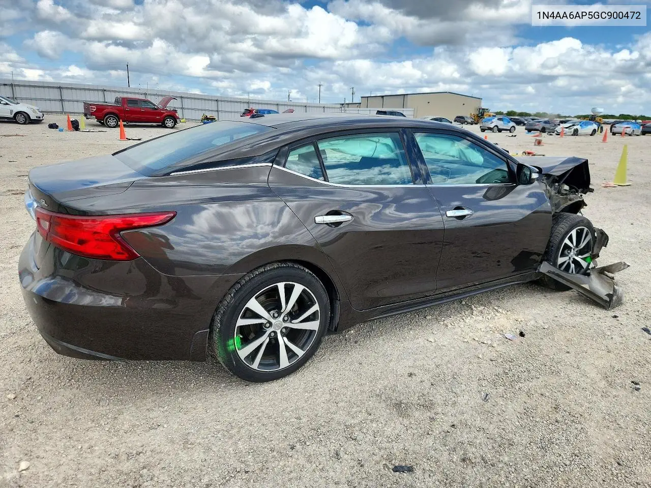 2016 NISSAN MAXIMA VIN 1N4AA6AP5GC900472 — фото 3