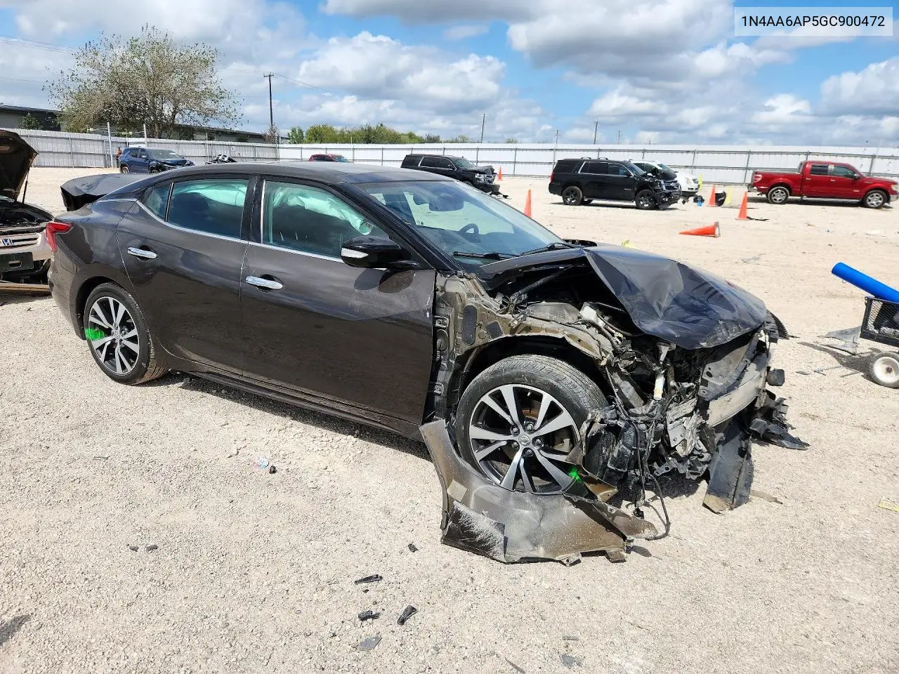 2016 NISSAN MAXIMA VIN 1N4AA6AP5GC900472 — фото 4