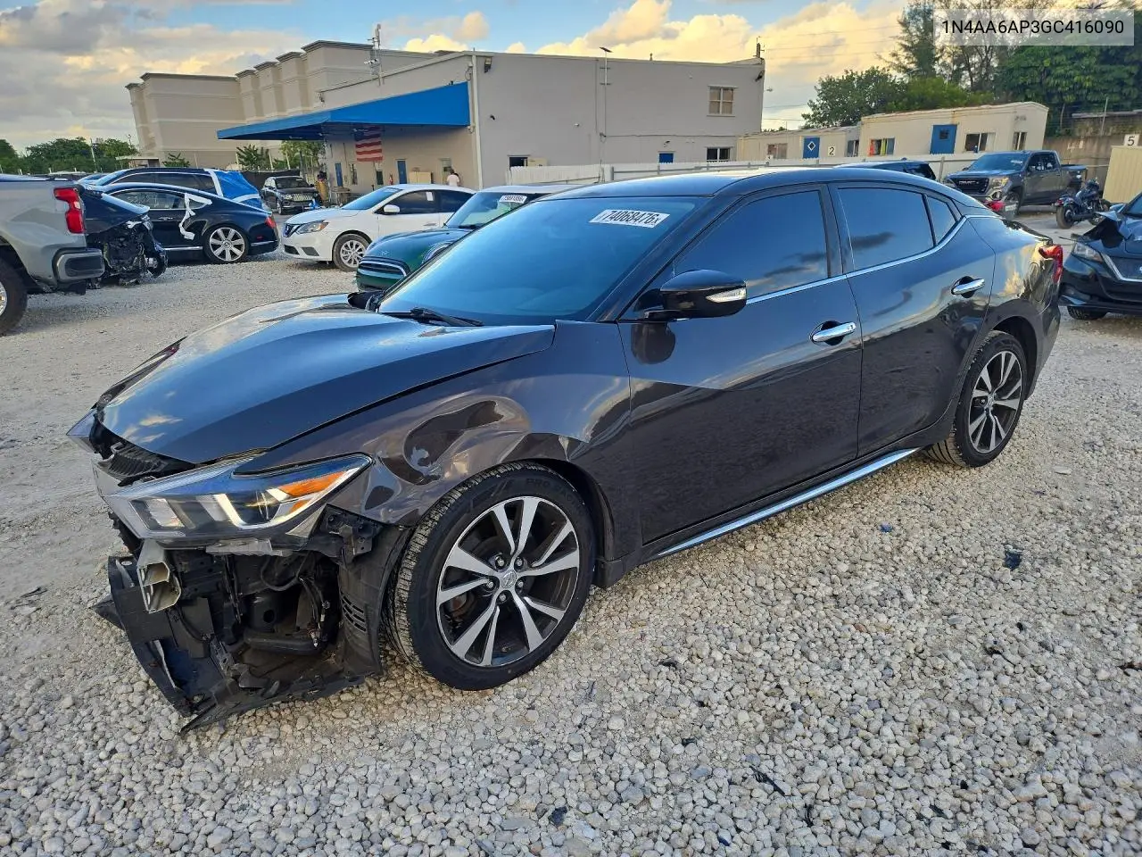 NISSAN MAXIMA 2016, VIN 1N4AA6AP3GC416090