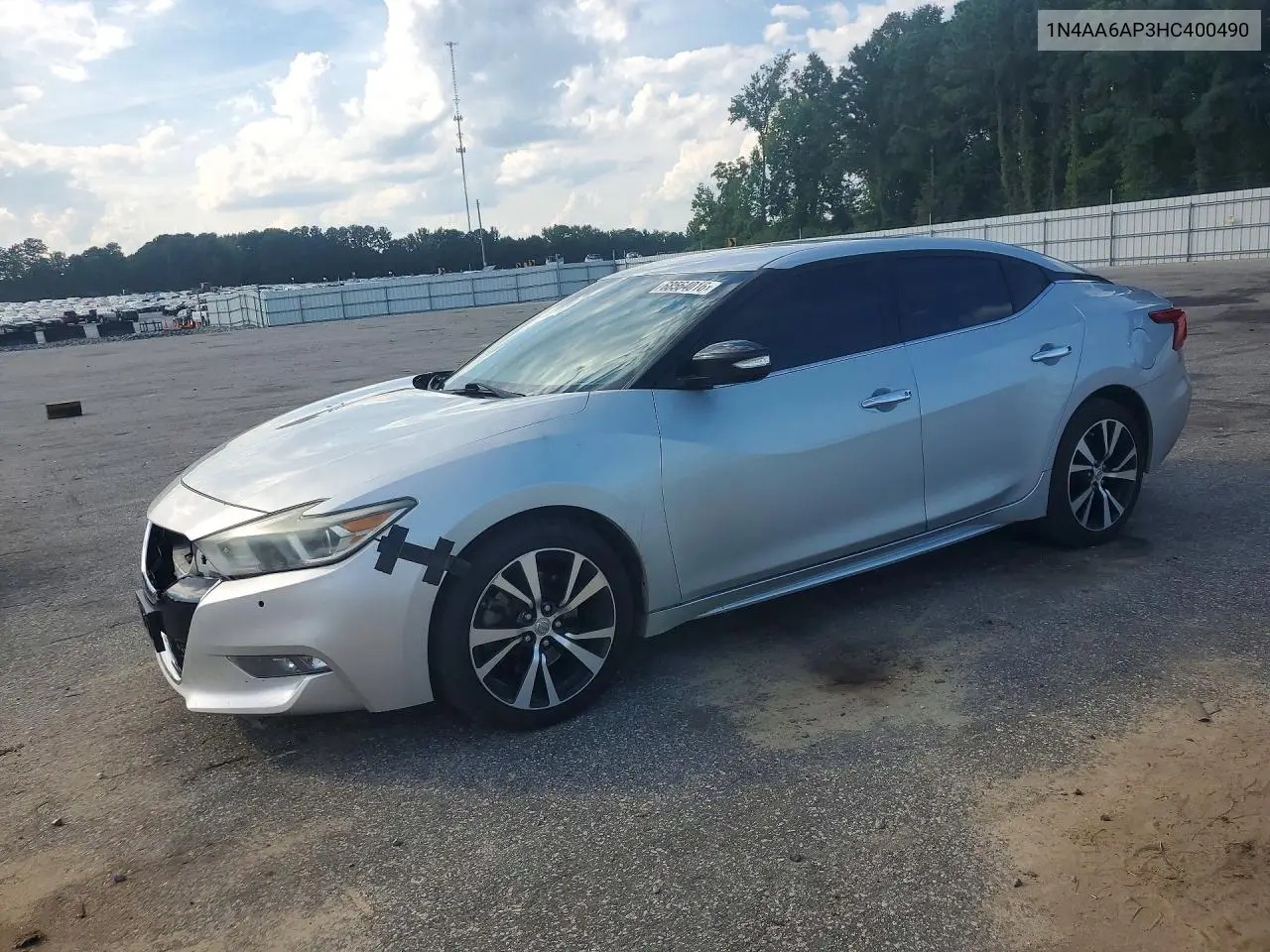 NISSAN MAXIMA 2017, VIN 1N4AA6AP3HC400490