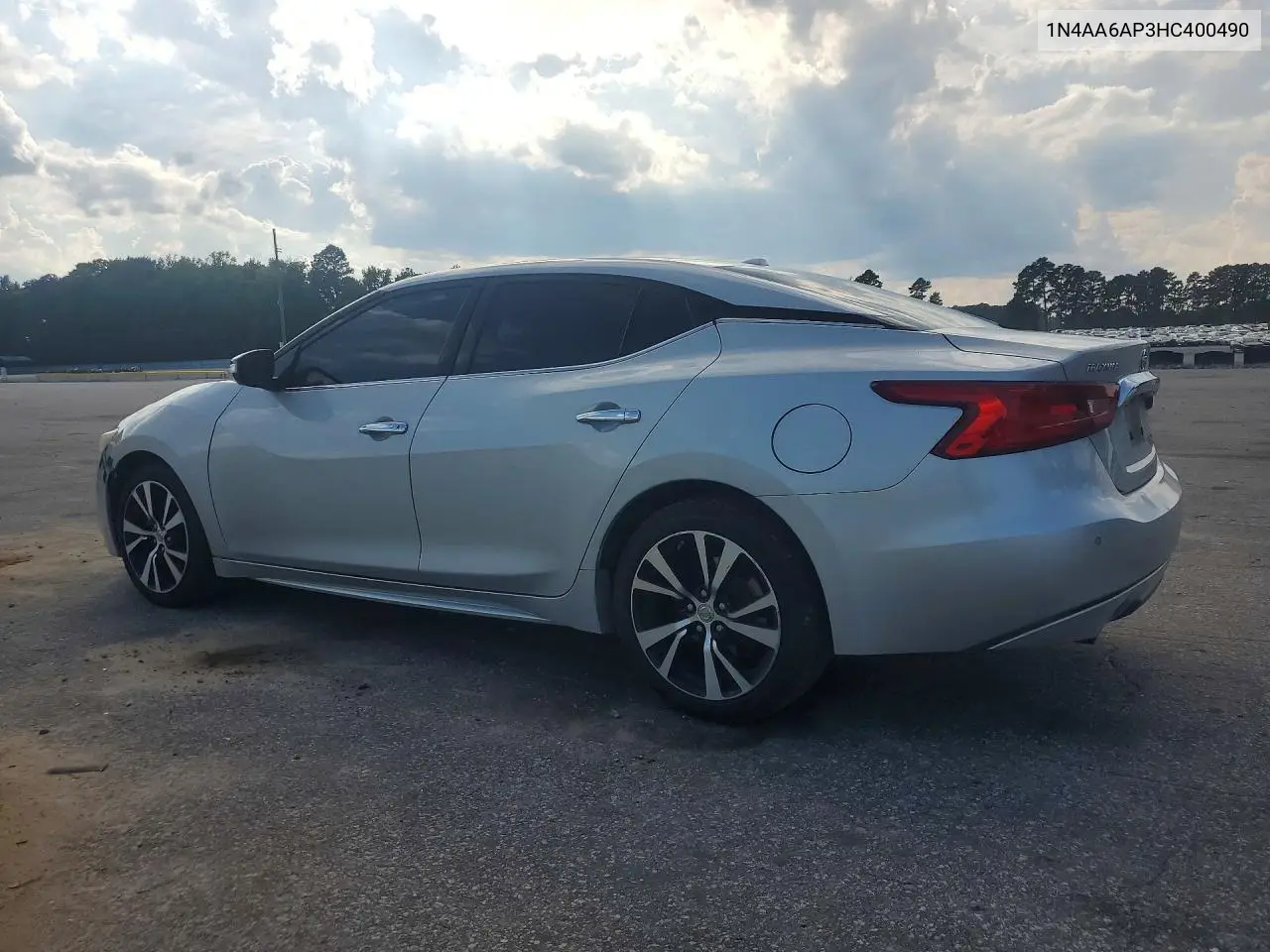 2017 NISSAN MAXIMA VIN 1N4AA6AP3HC400490 — фото 2