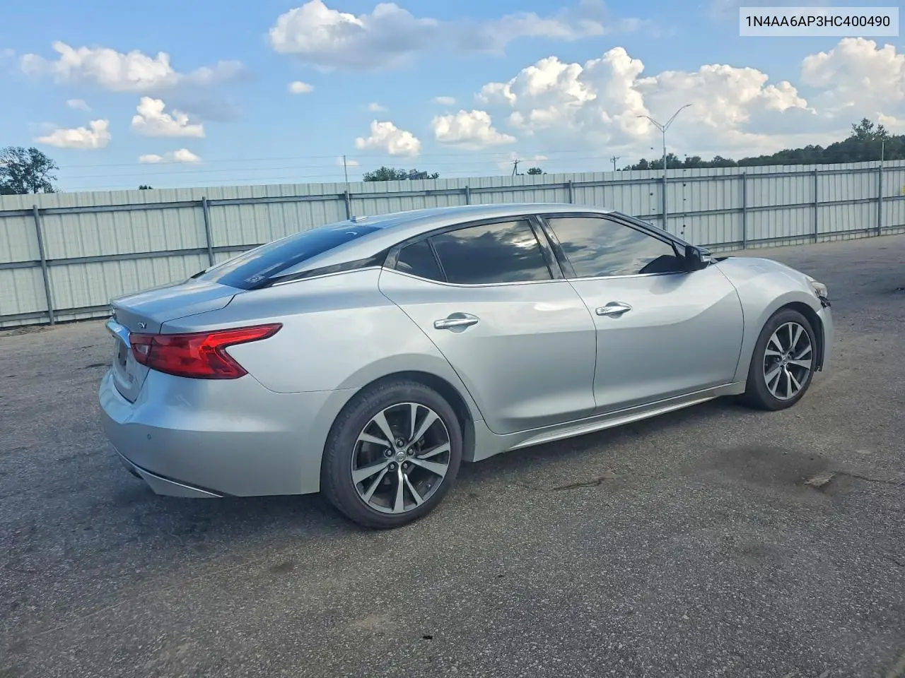2017 NISSAN MAXIMA VIN 1N4AA6AP3HC400490 — фото 3