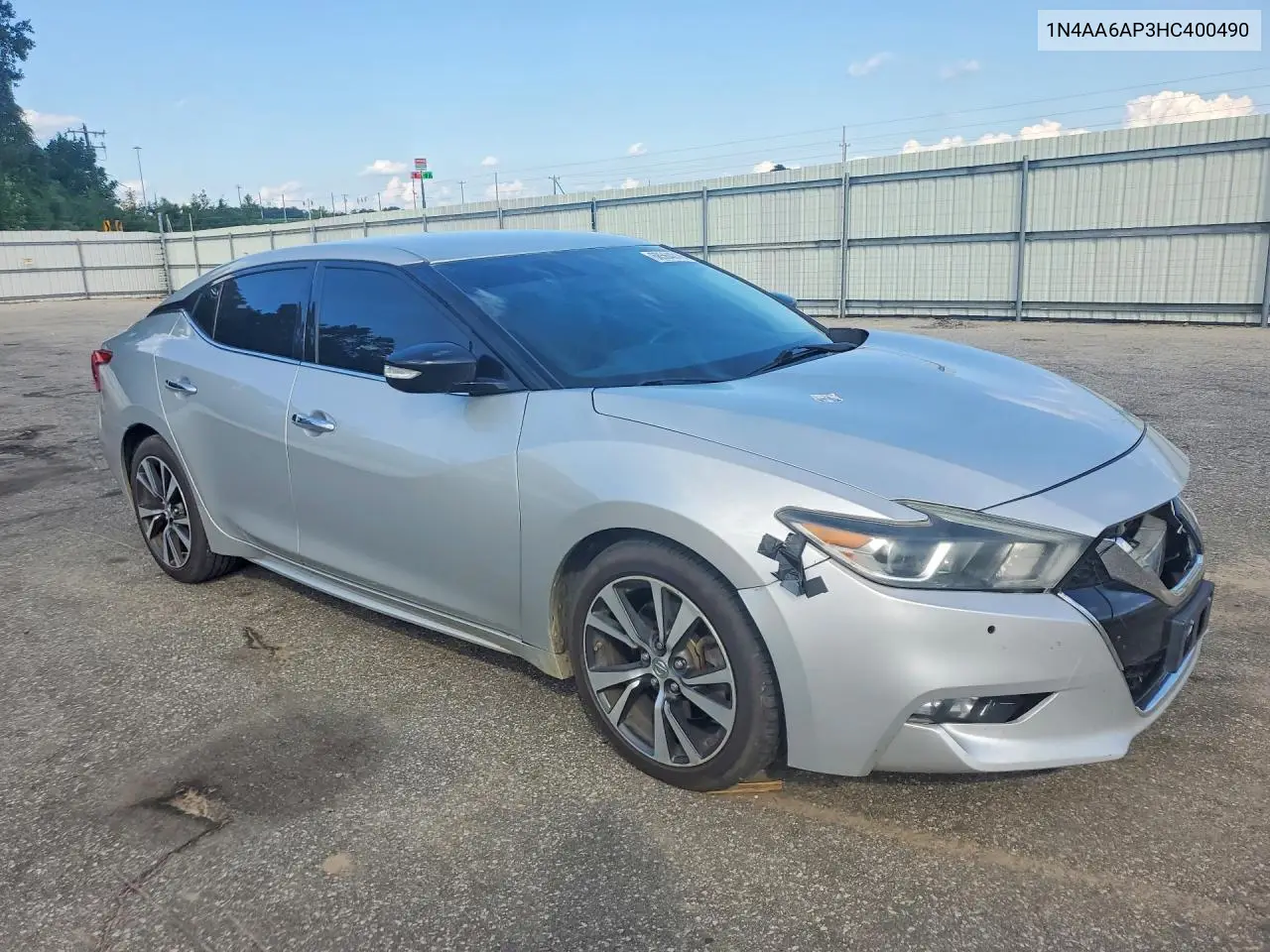 2017 NISSAN MAXIMA VIN 1N4AA6AP3HC400490 — фото 4