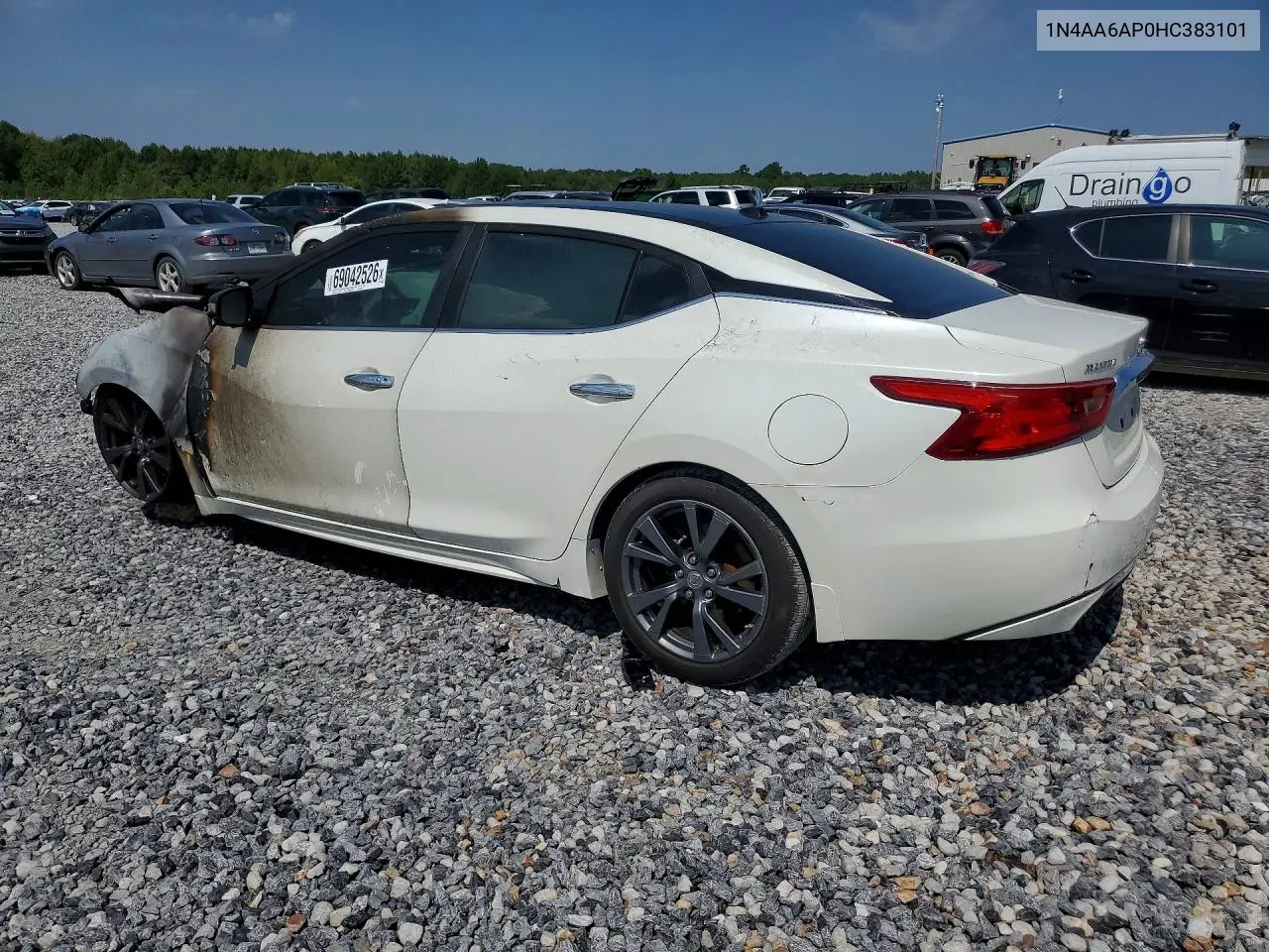 2017 NISSAN MAXIMA VIN 1N4AA6AP0HC383101 — фото 2