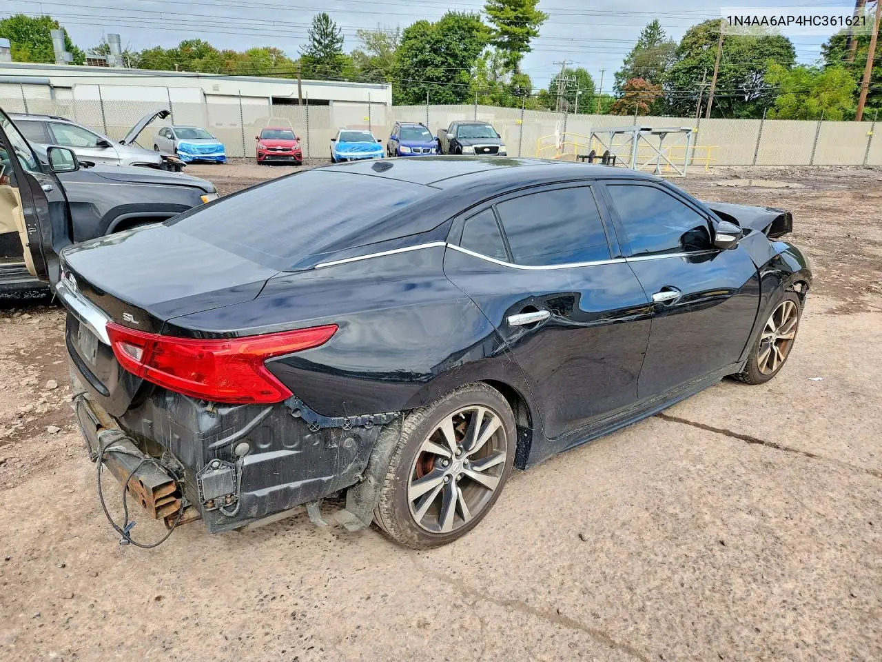 2017 NISSAN MAXIMA VIN 1N4AA6AP4HC361621 — фото 3