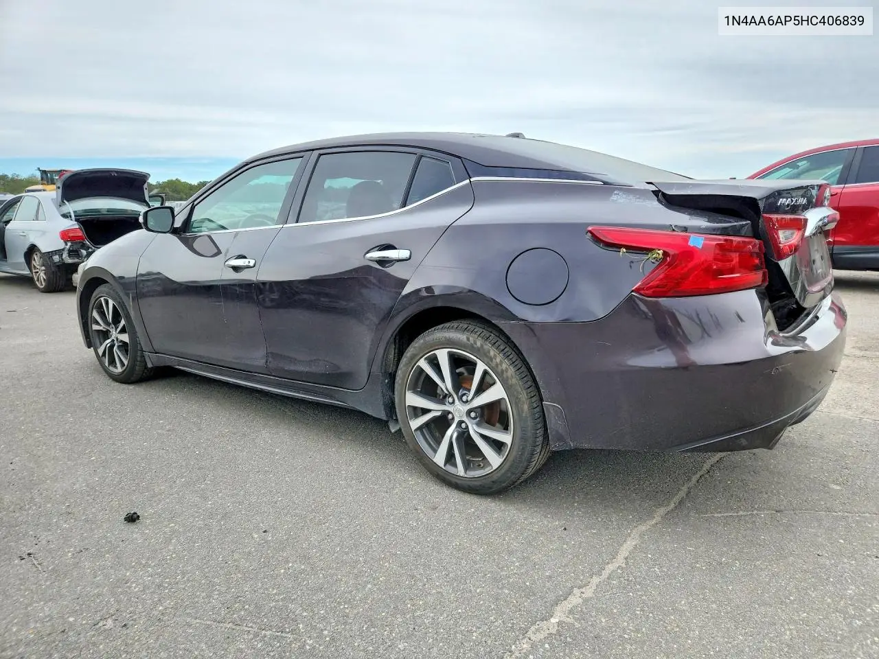 2017 NISSAN MAXIMA VIN 1N4AA6AP5HC406839 — фото 2