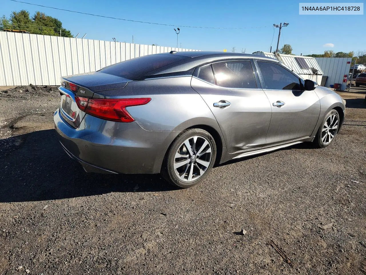 2017 NISSAN MAXIMA VIN 1N4AA6AP1HC418728 — фото 4
