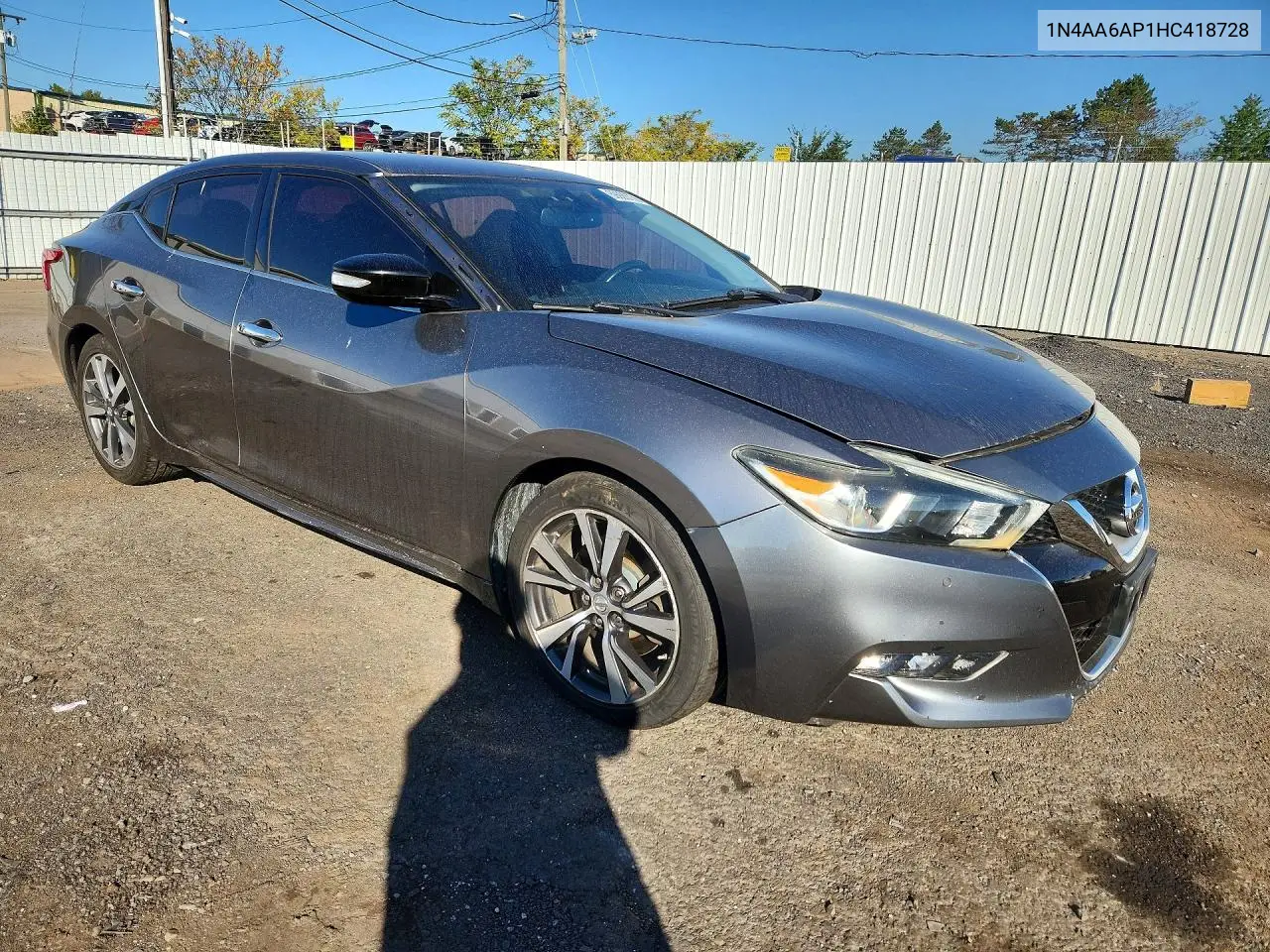 2017 NISSAN MAXIMA VIN 1N4AA6AP1HC418728 — фото 5