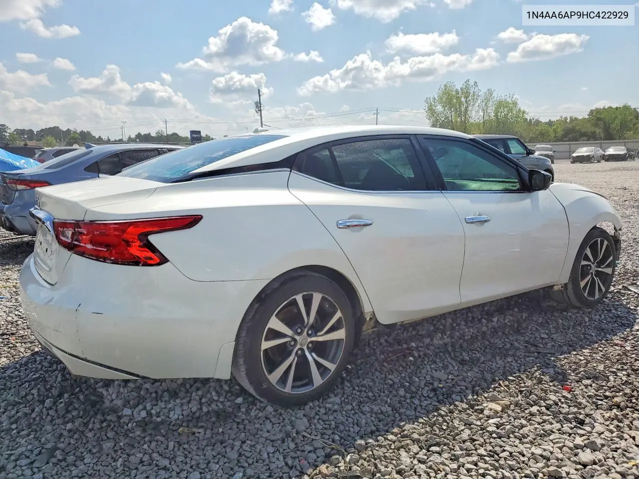 2017 NISSAN MAXIMA VIN 1N4AA6AP9HC422929 — фото 3