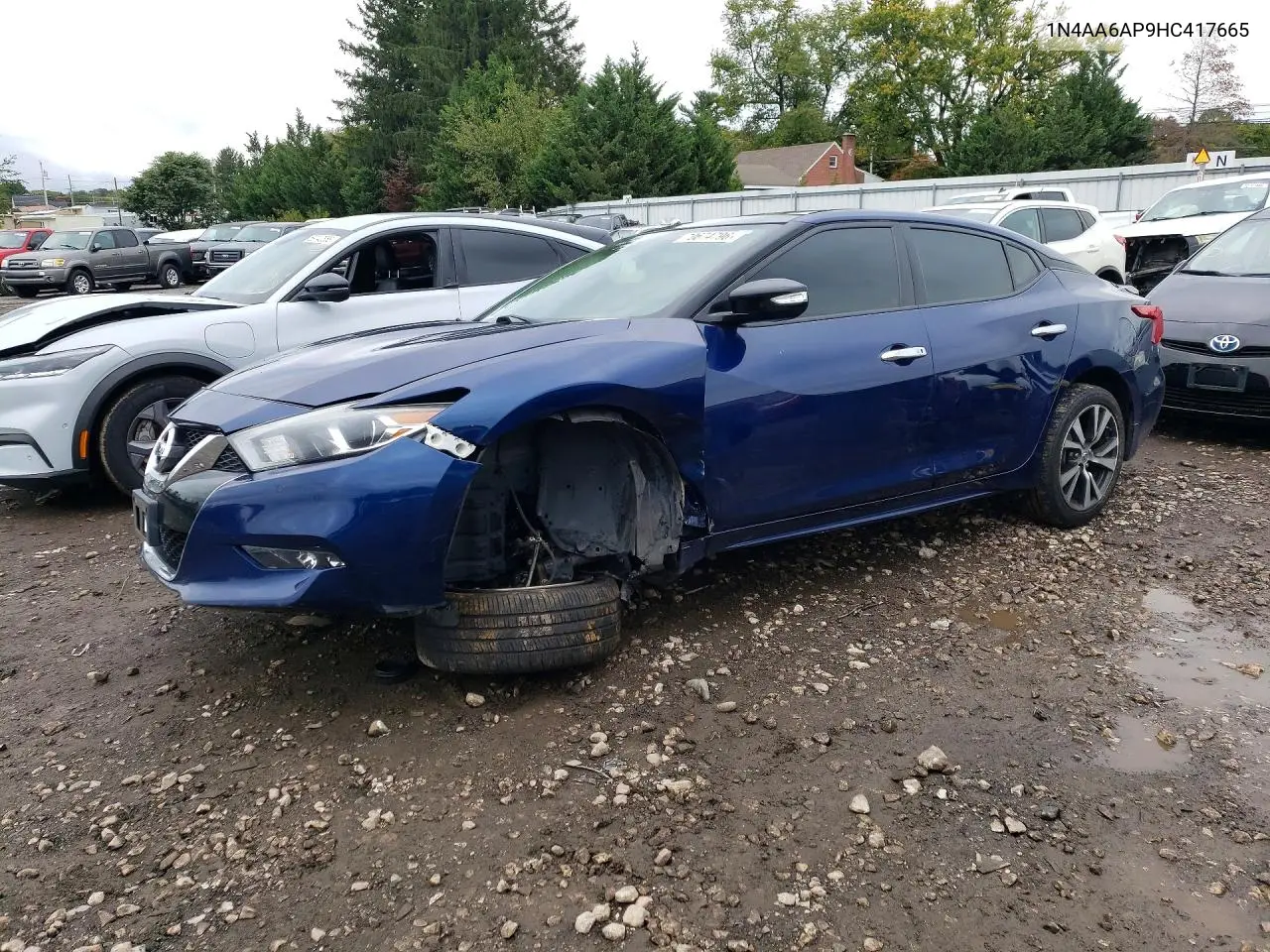 NISSAN MAXIMA 2017, VIN 1N4AA6AP9HC417665