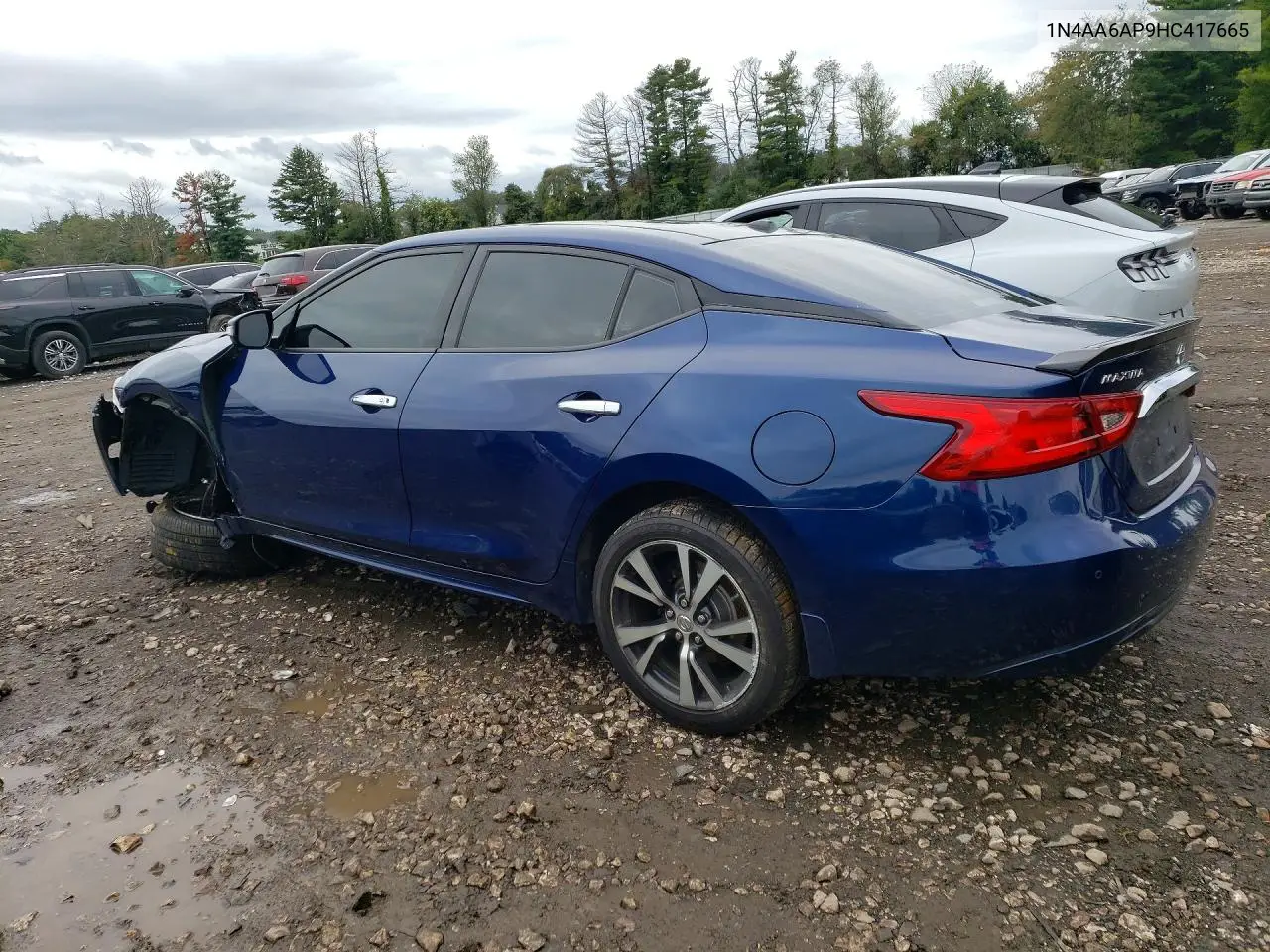 2017 NISSAN MAXIMA VIN 1N4AA6AP9HC417665 — фото 2