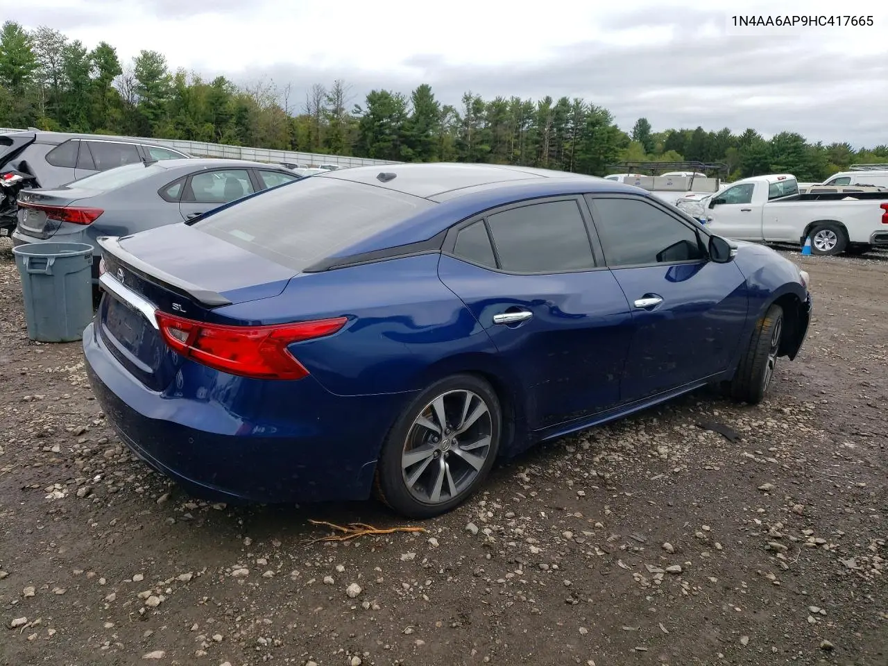 2017 NISSAN MAXIMA VIN 1N4AA6AP9HC417665 — фото 3
