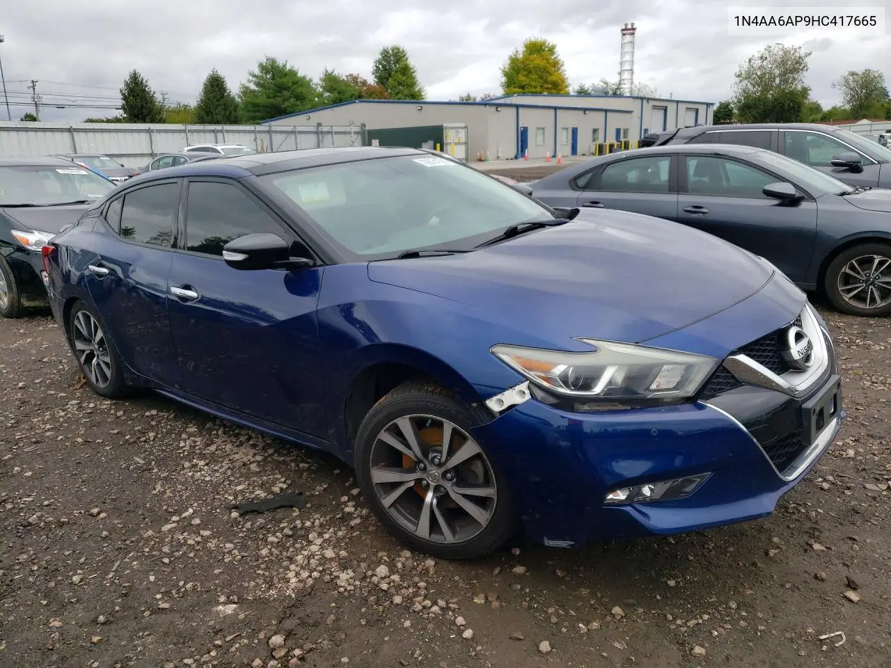 2017 NISSAN MAXIMA VIN 1N4AA6AP9HC417665 — фото 4
