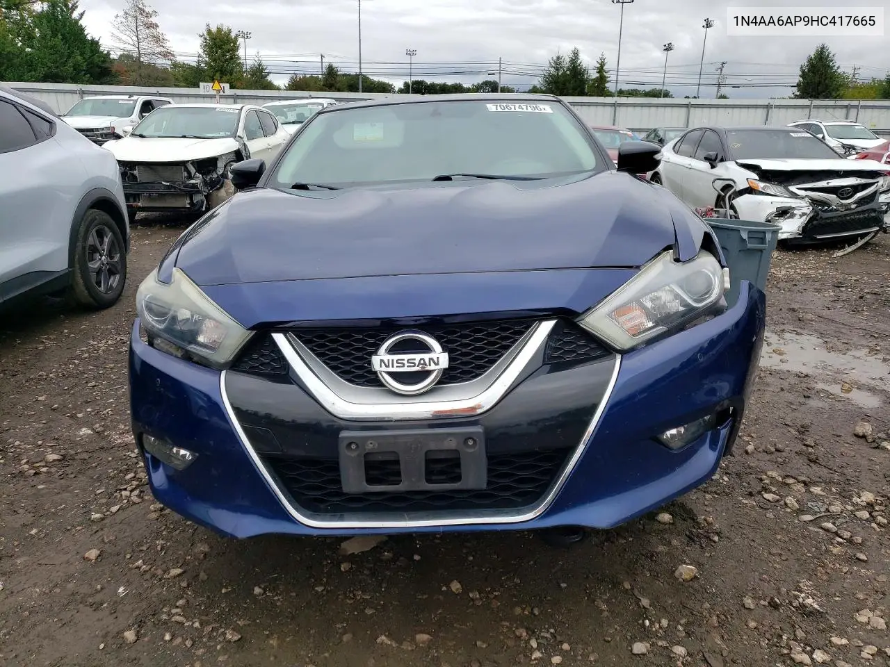 2017 NISSAN MAXIMA VIN 1N4AA6AP9HC417665 — фото 5
