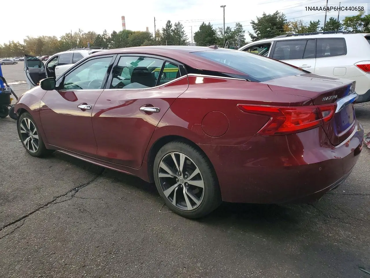 2017 NISSAN MAXIMA VIN 1N4AA6AP6HC440658 — фото 2