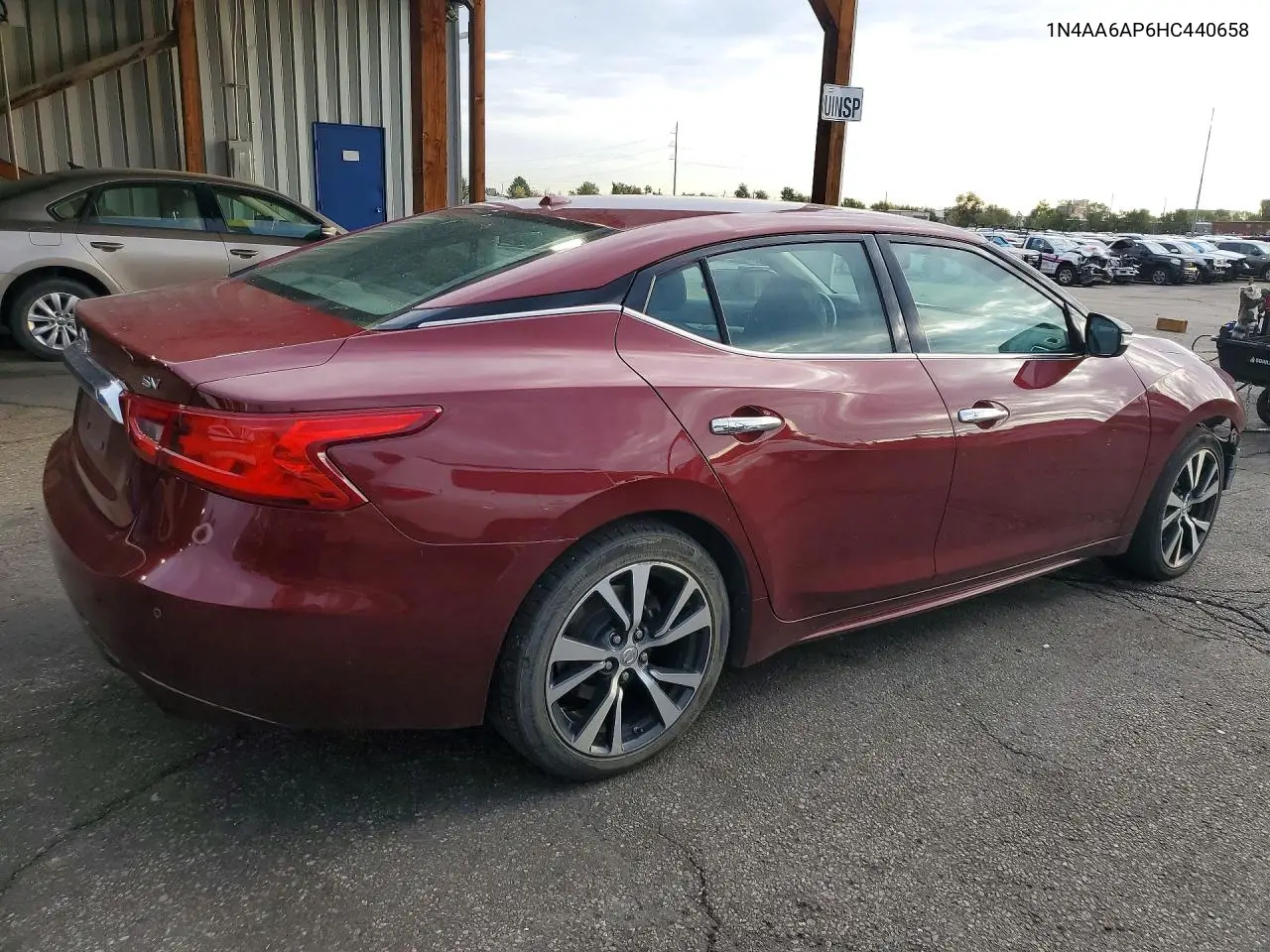 2017 NISSAN MAXIMA VIN 1N4AA6AP6HC440658 — фото 3