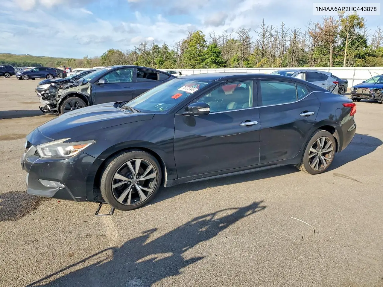 NISSAN MAXIMA 2017, VIN 1N4AA6AP2HC443878