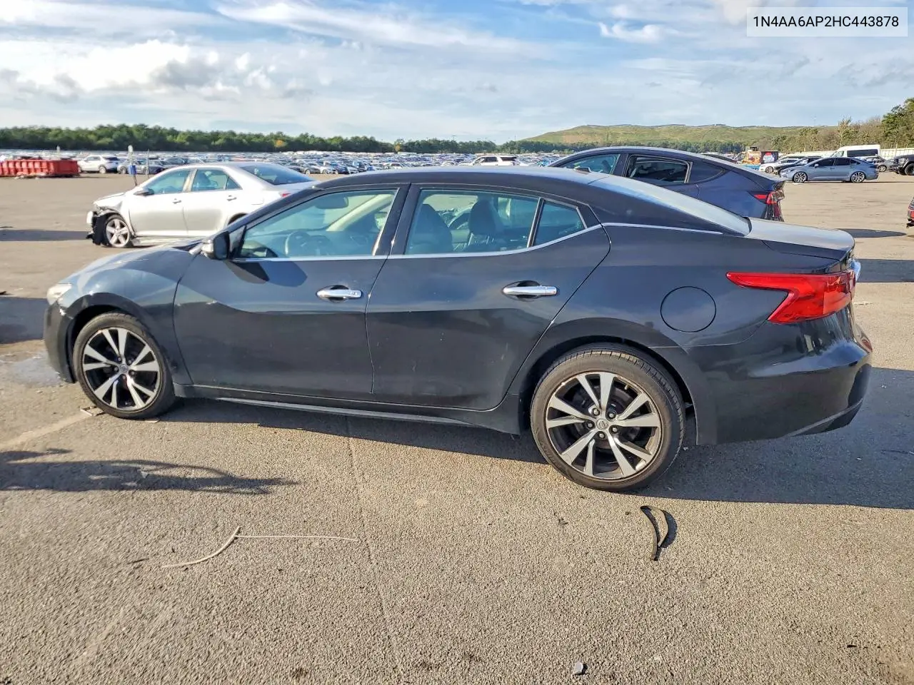 2017 NISSAN MAXIMA VIN 1N4AA6AP2HC443878 — фото 2