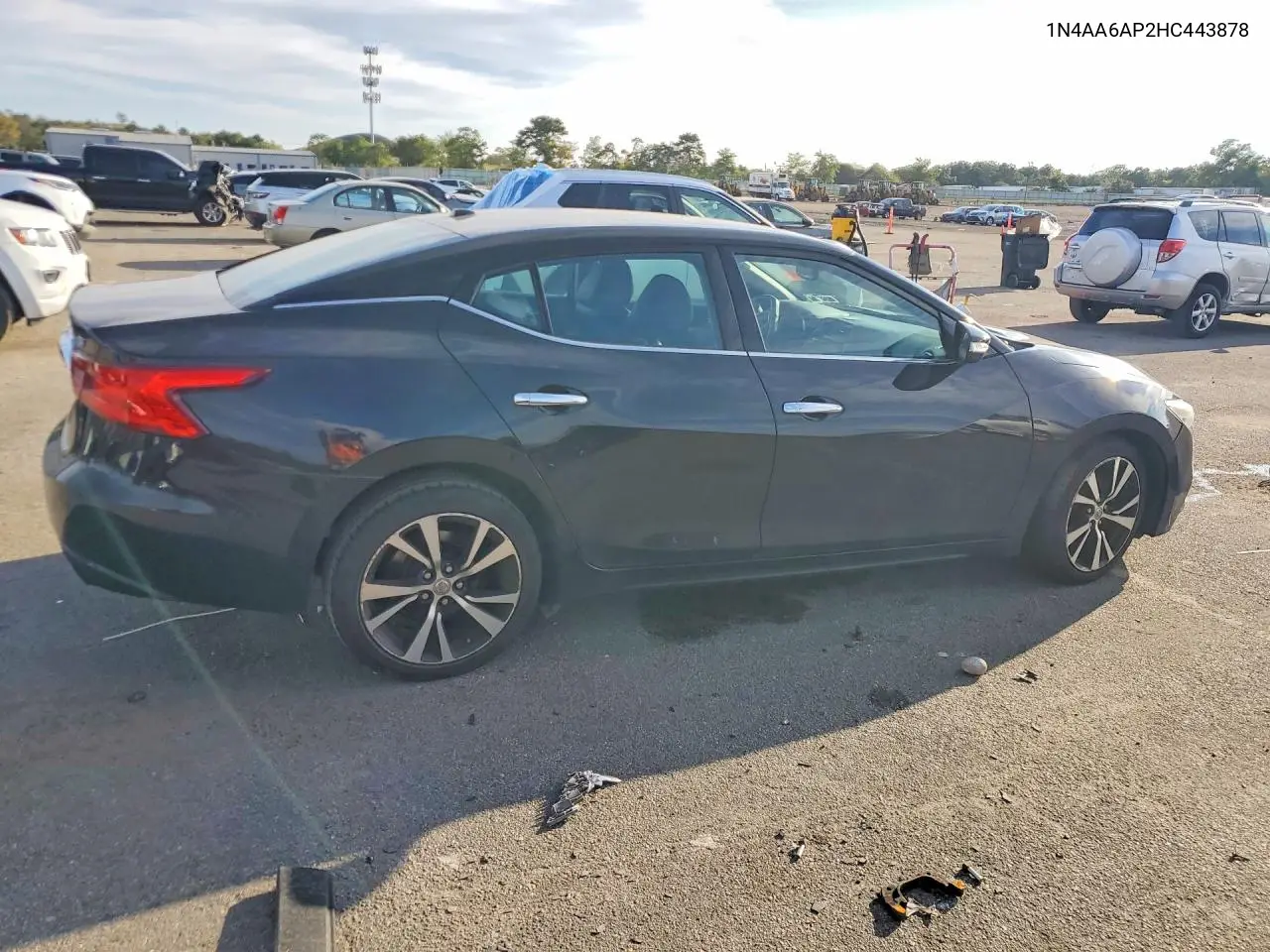 2017 NISSAN MAXIMA VIN 1N4AA6AP2HC443878 — фото 3