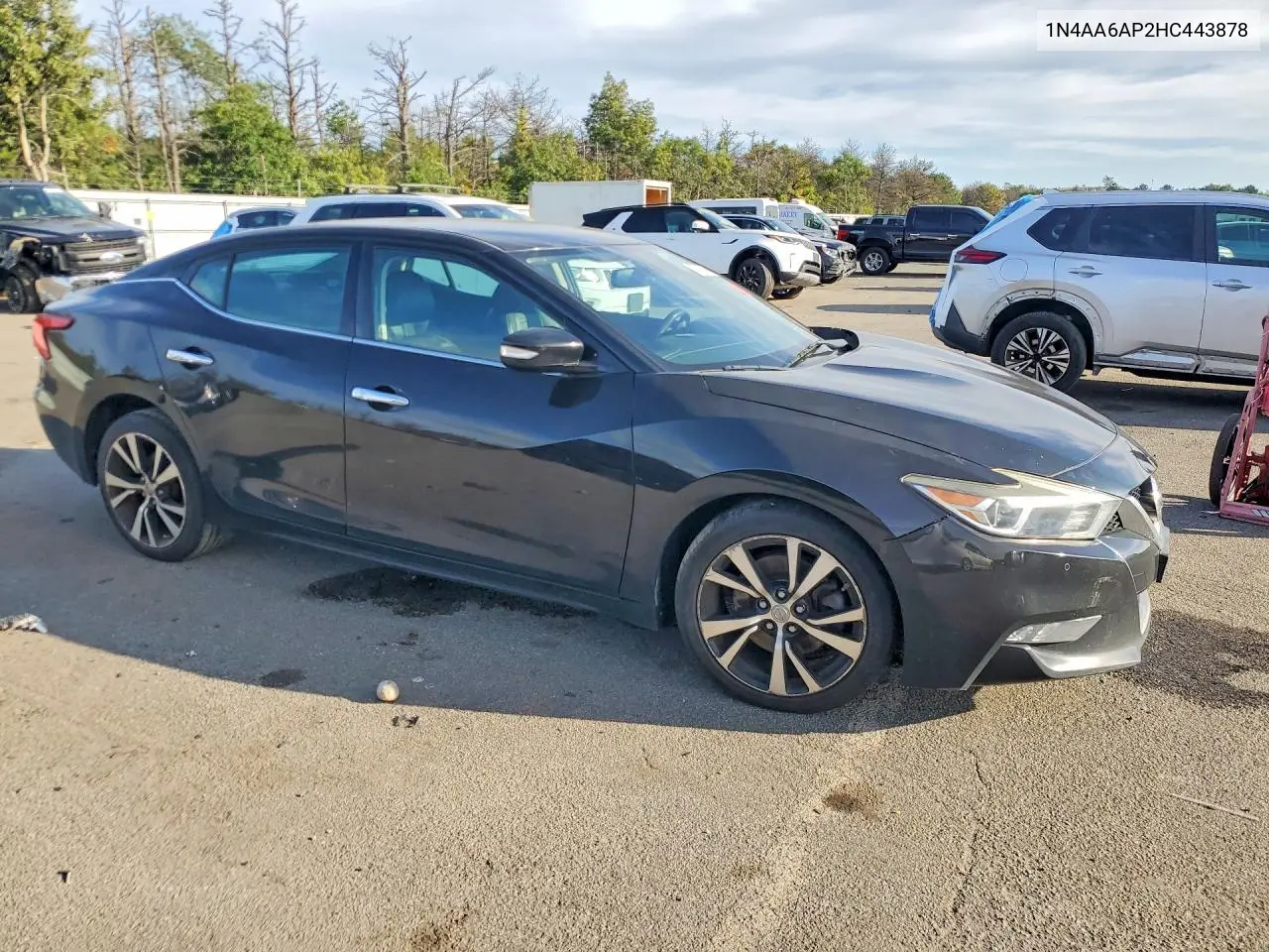 2017 NISSAN MAXIMA VIN 1N4AA6AP2HC443878 — фото 4