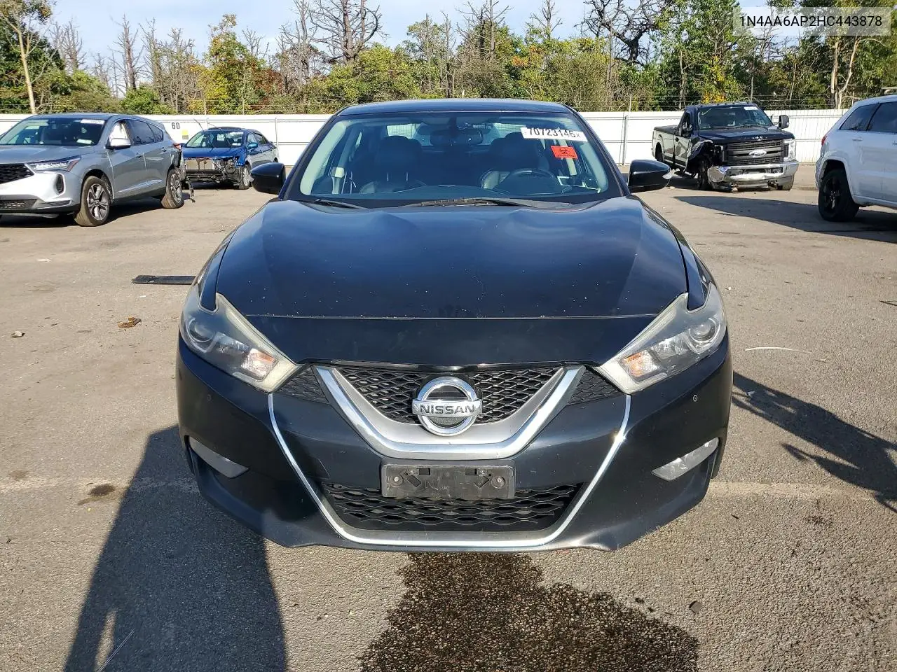 2017 NISSAN MAXIMA VIN 1N4AA6AP2HC443878 — фото 5