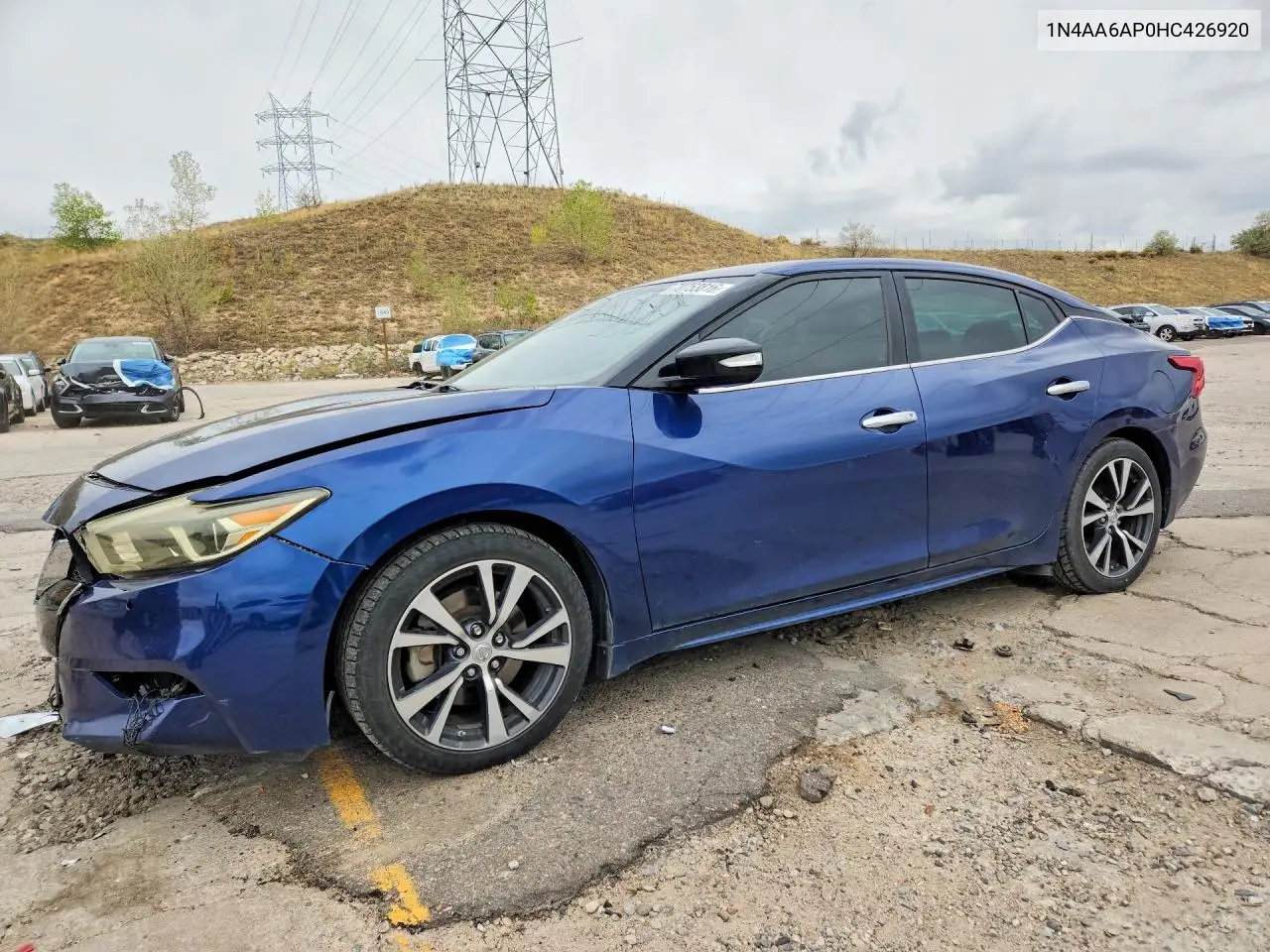 NISSAN MAXIMA 2017, VIN 1N4AA6AP0HC426920