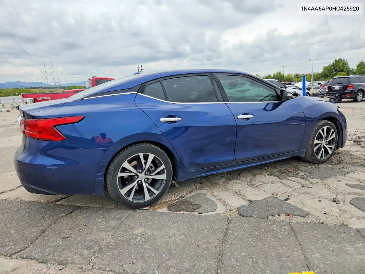 2017 NISSAN MAXIMA VIN 1N4AA6AP0HC426920 — фото 3