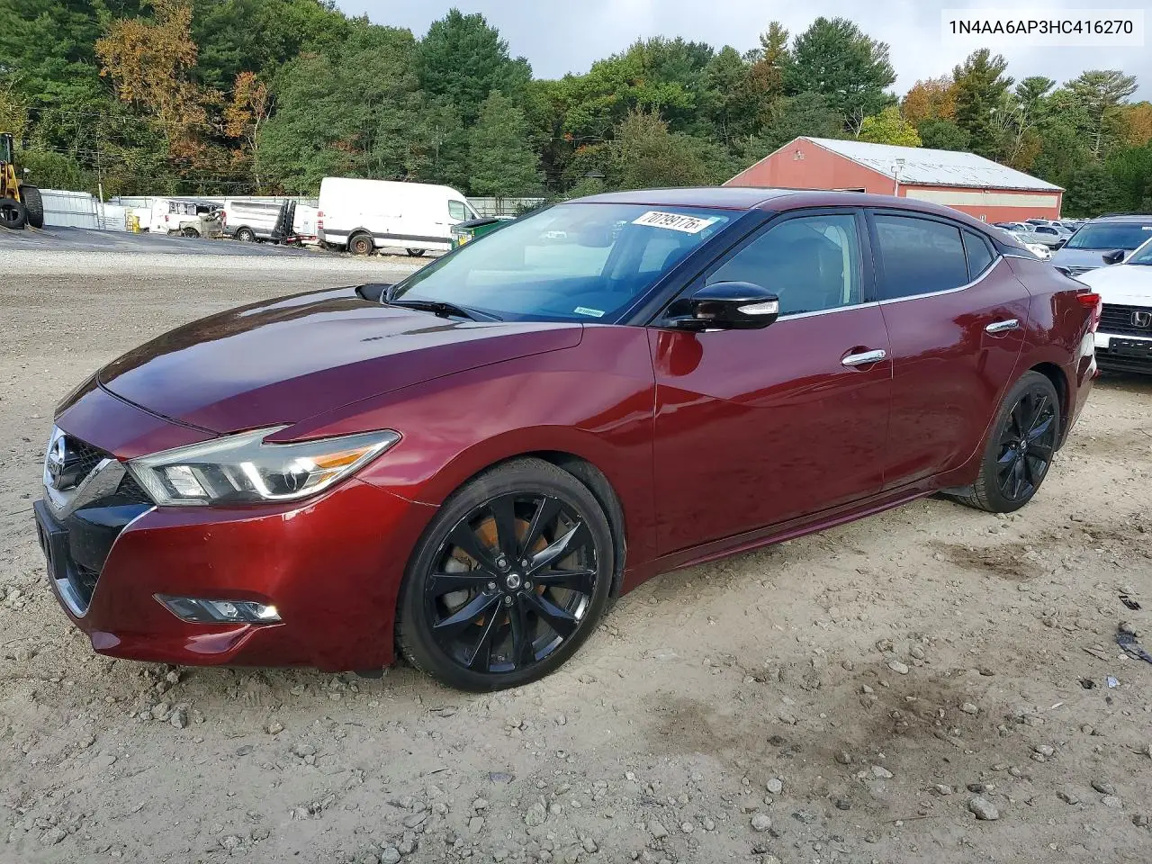 NISSAN MAXIMA 2017, VIN 1N4AA6AP3HC416270
