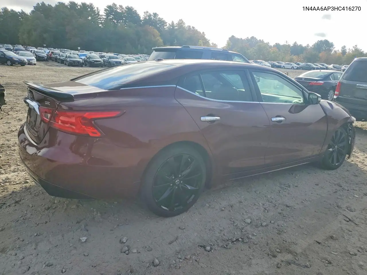 2017 NISSAN MAXIMA VIN 1N4AA6AP3HC416270 — фото 3