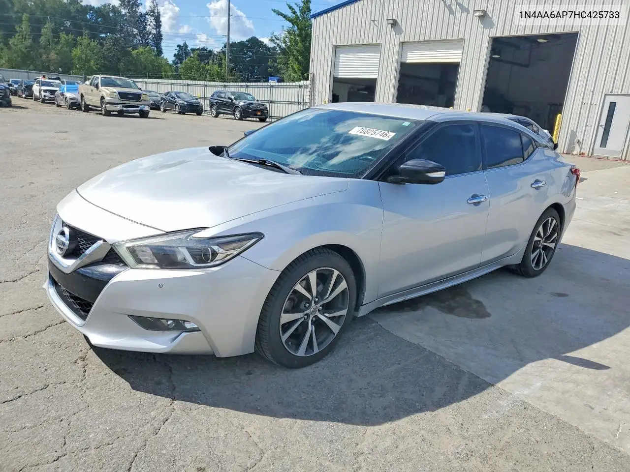 NISSAN MAXIMA 2017, VIN 1N4AA6AP7HC425733