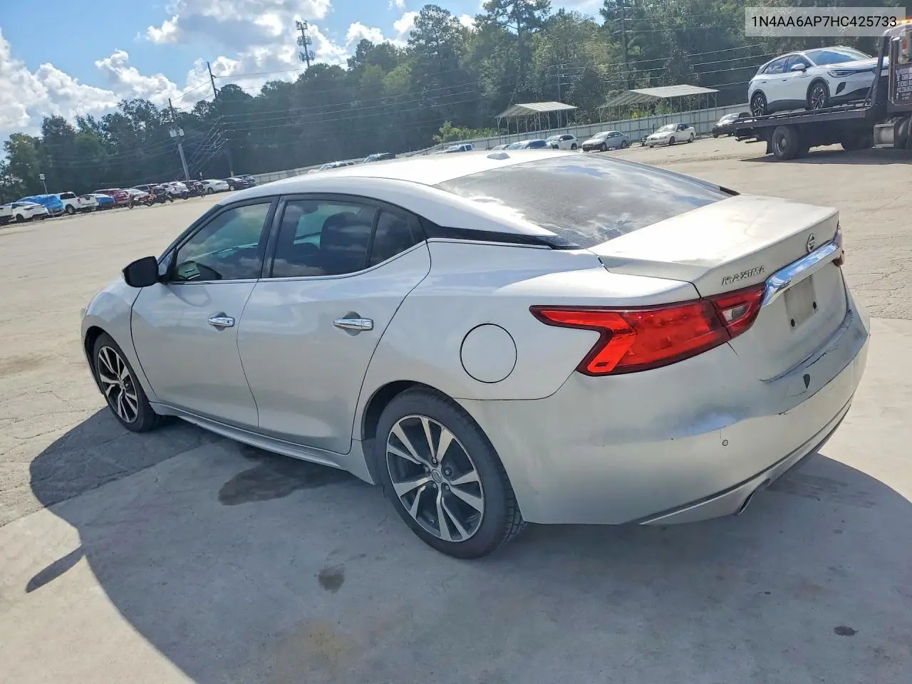 2017 NISSAN MAXIMA VIN 1N4AA6AP7HC425733 — фото 2