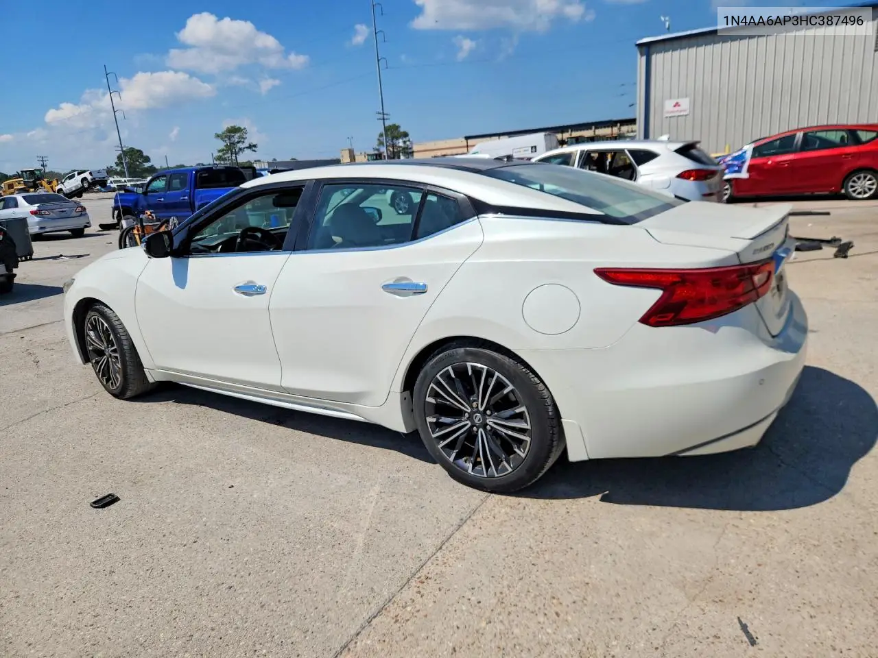 2017 NISSAN MAXIMA VIN 1N4AA6AP3HC387496 — фото 2