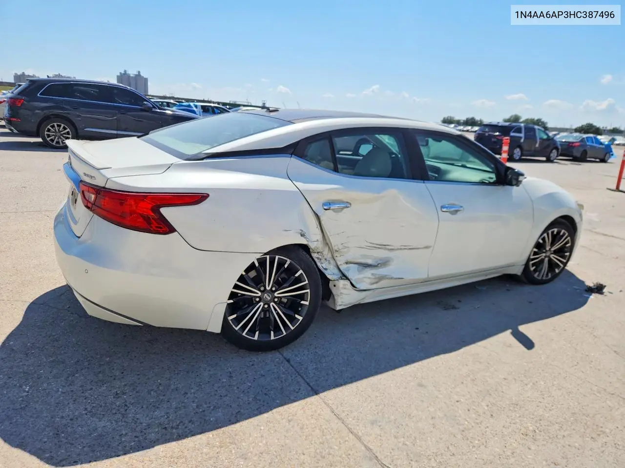 2017 NISSAN MAXIMA VIN 1N4AA6AP3HC387496 — фото 3