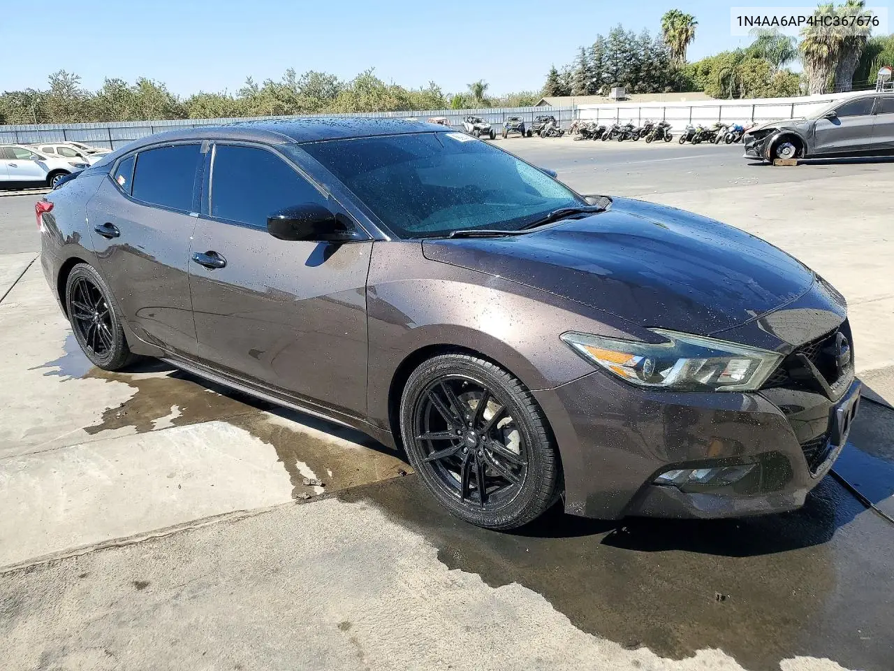 2017 NISSAN MAXIMA VIN 1N4AA6AP4HC367676 — фото 4