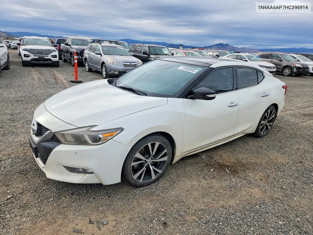 NISSAN MAXIMA 2017, VIN 1N4AA6AP7HC396914