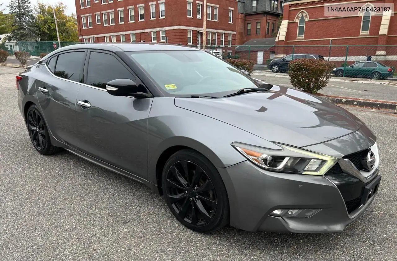 NISSAN MAXIMA 2017, VIN 1N4AA6AP7HC423187
