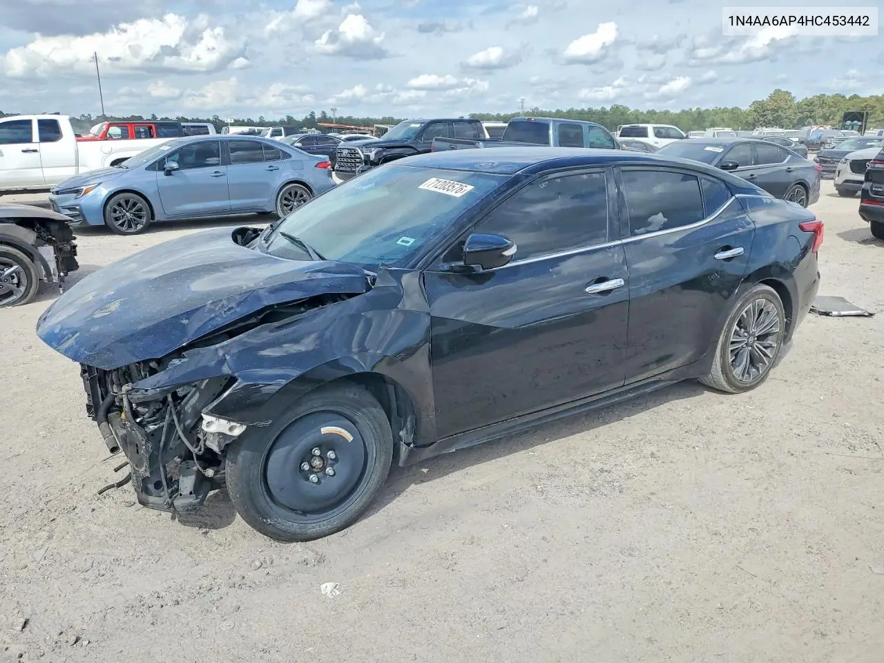 NISSAN MAXIMA 2017, VIN 1N4AA6AP4HC453442