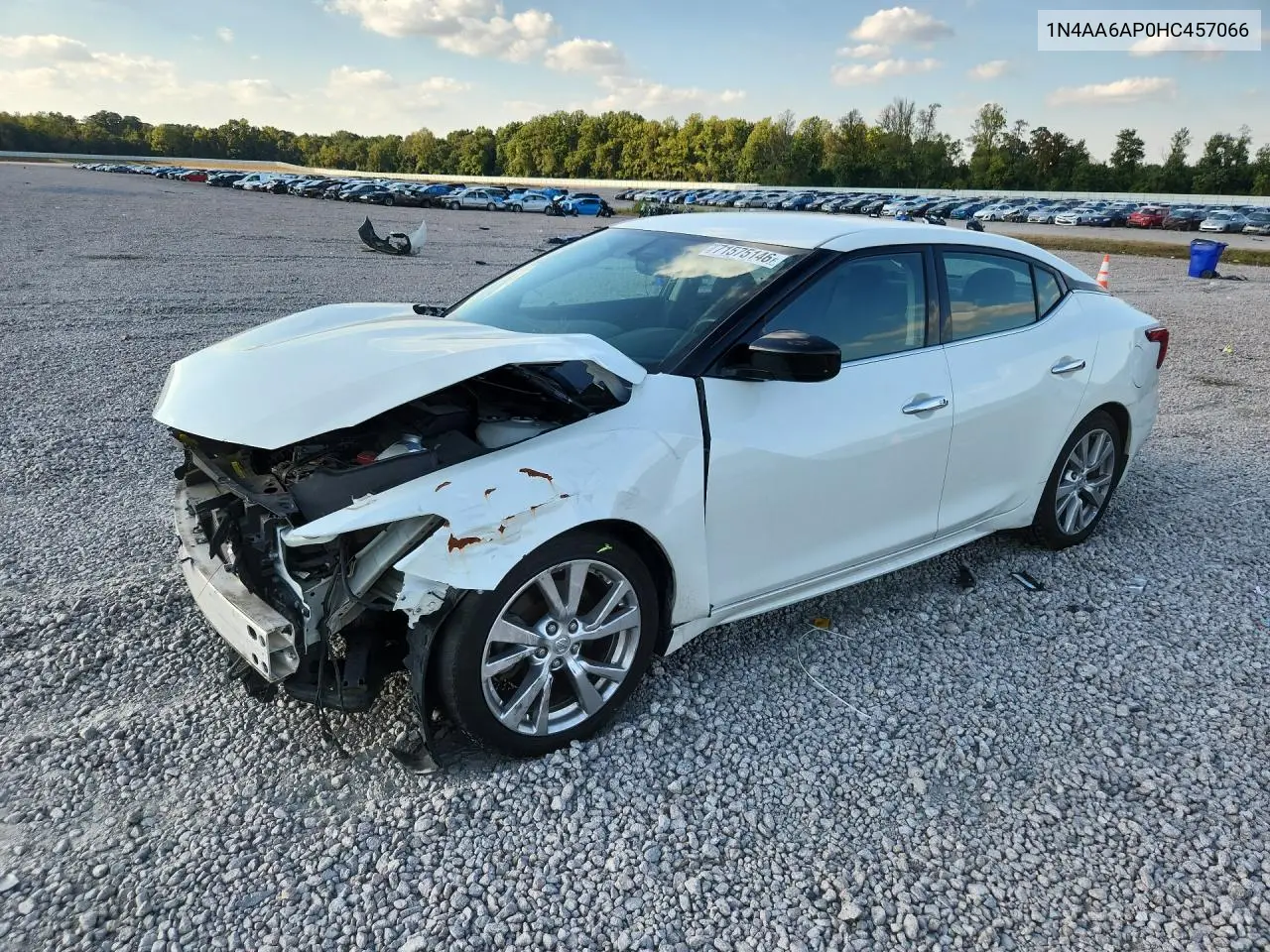 NISSAN MAXIMA 2017, VIN 1N4AA6AP0HC457066