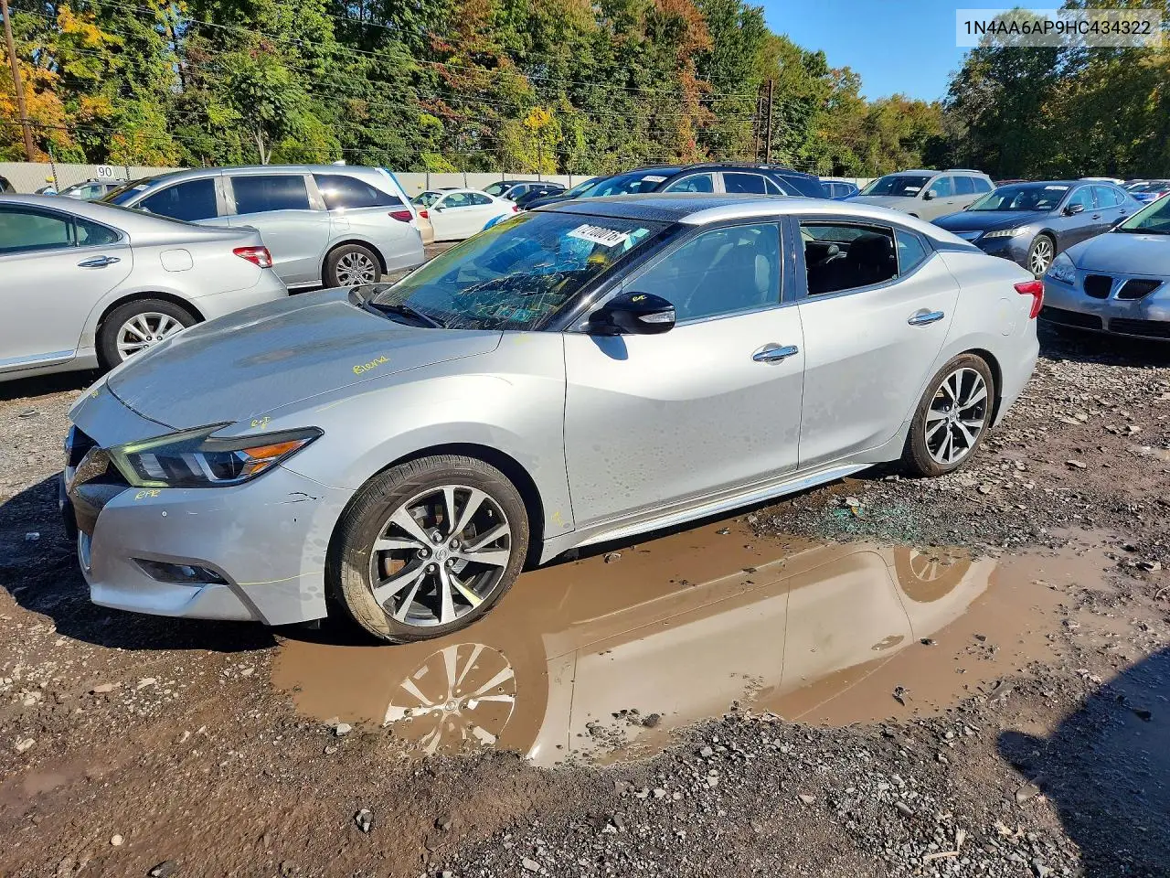 NISSAN MAXIMA 2017, VIN 1N4AA6AP9HC434322
