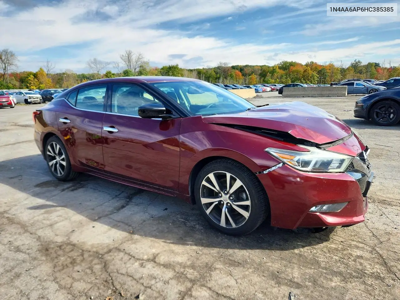 2017 NISSAN MAXIMA VIN 1N4AA6AP6HC385385 — фото 4