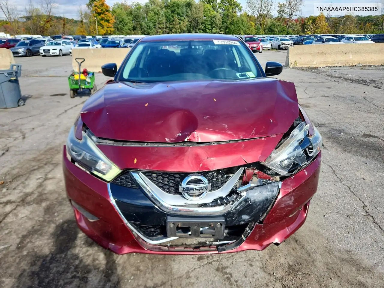 2017 NISSAN MAXIMA VIN 1N4AA6AP6HC385385 — фото 5