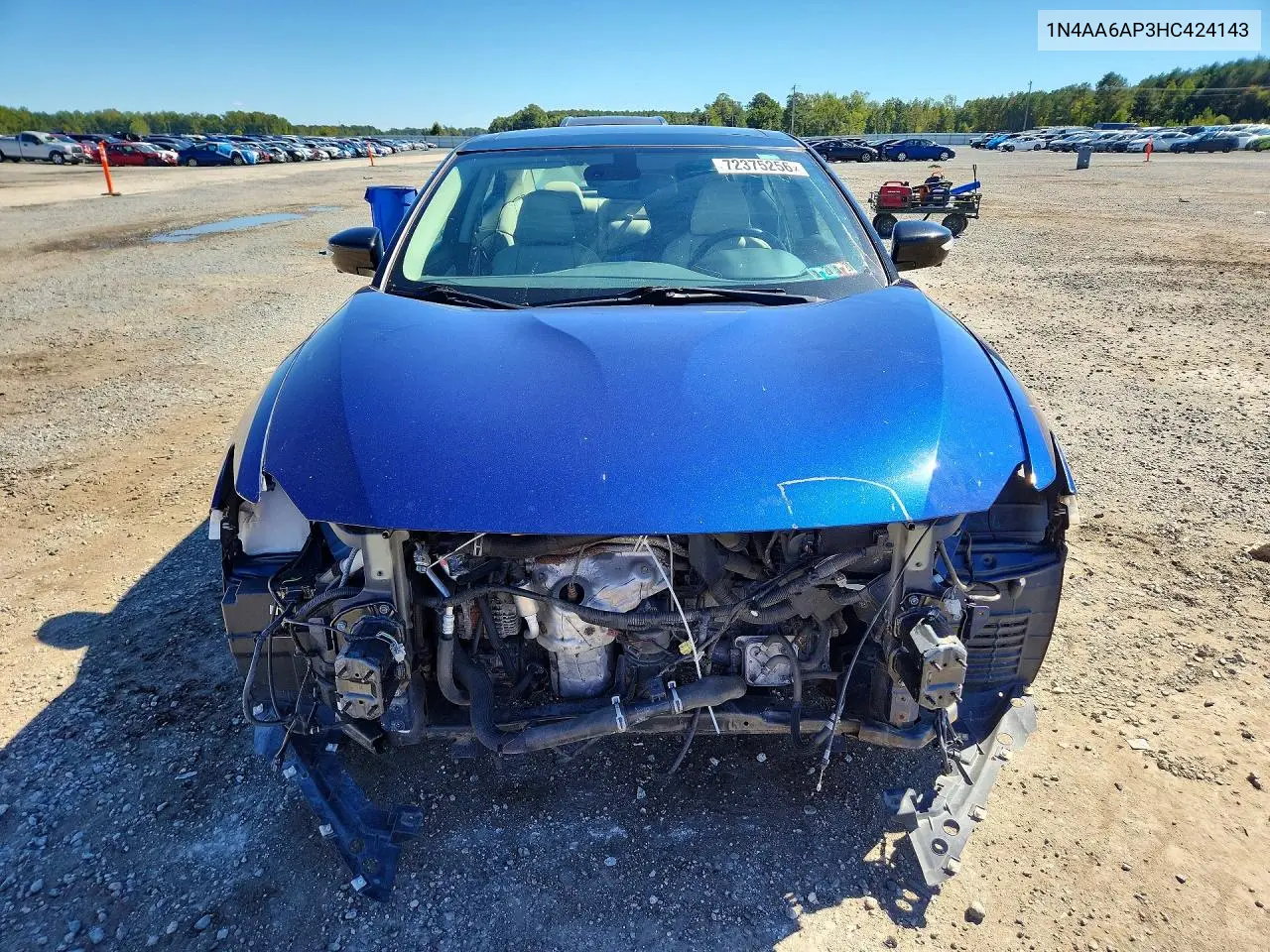 2017 NISSAN MAXIMA VIN 1N4AA6AP3HC424143 — фото 5