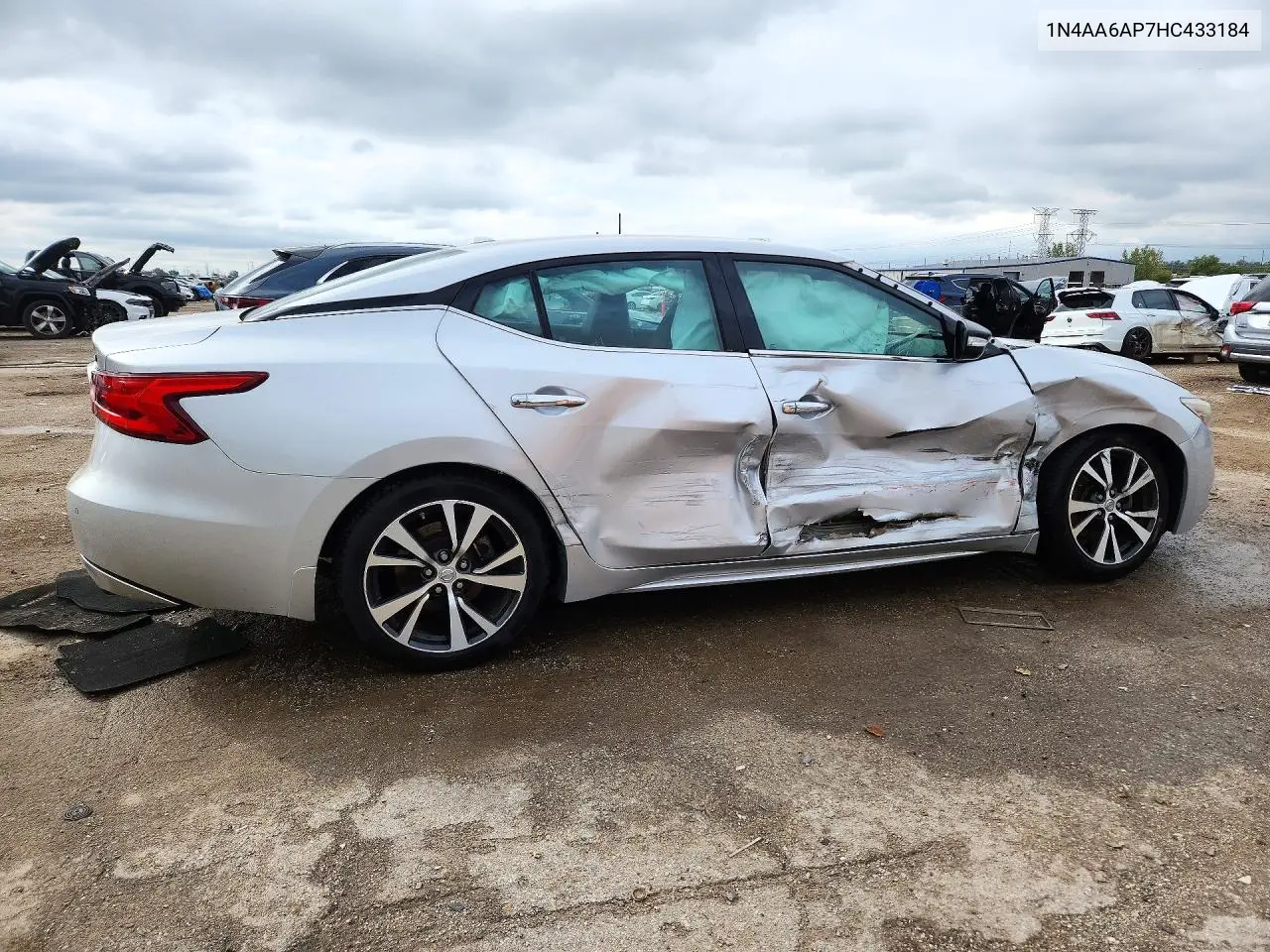 2017 NISSAN MAXIMA VIN 1N4AA6AP7HC433184 — фото 3