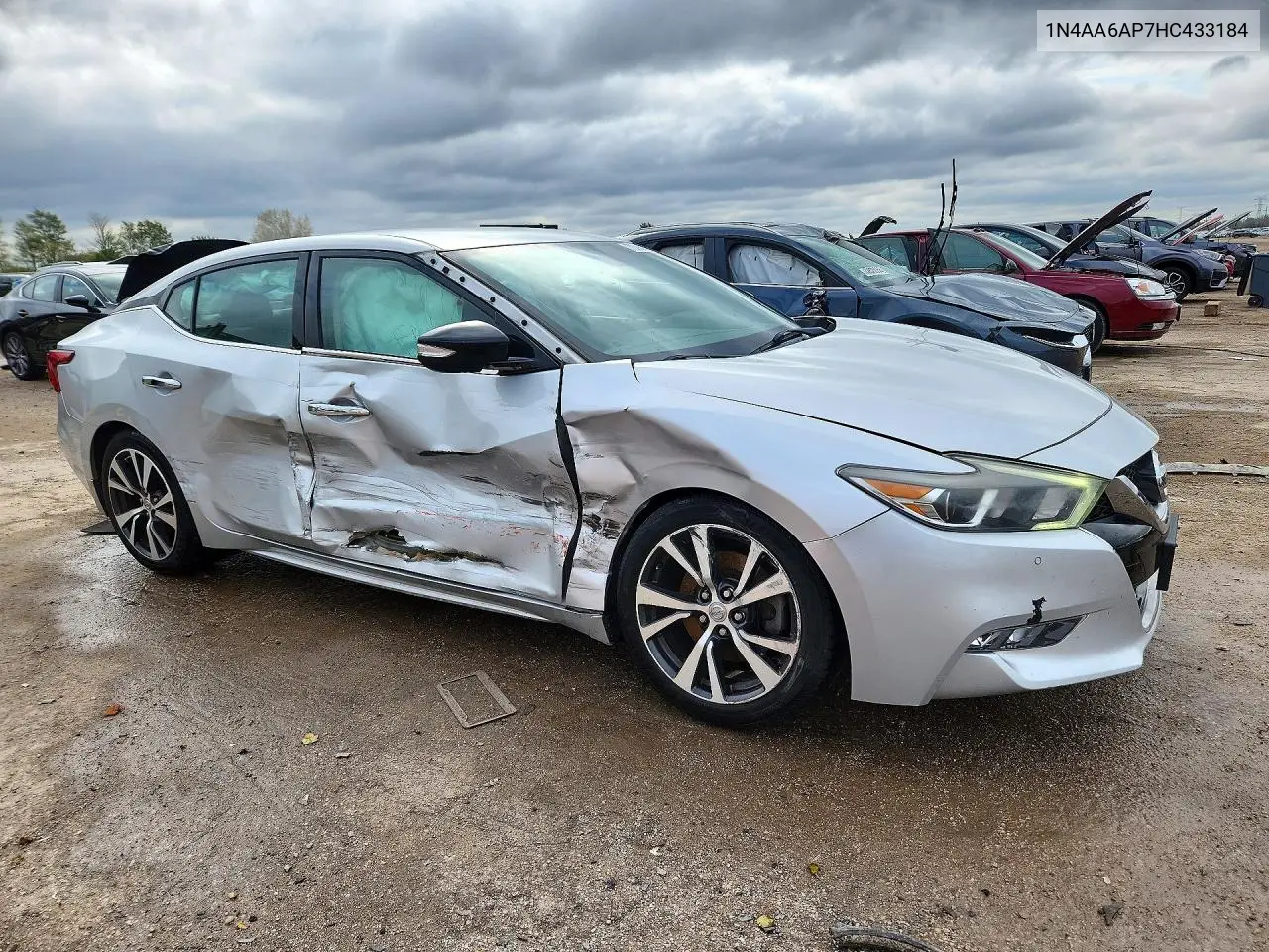 2017 NISSAN MAXIMA VIN 1N4AA6AP7HC433184 — фото 4