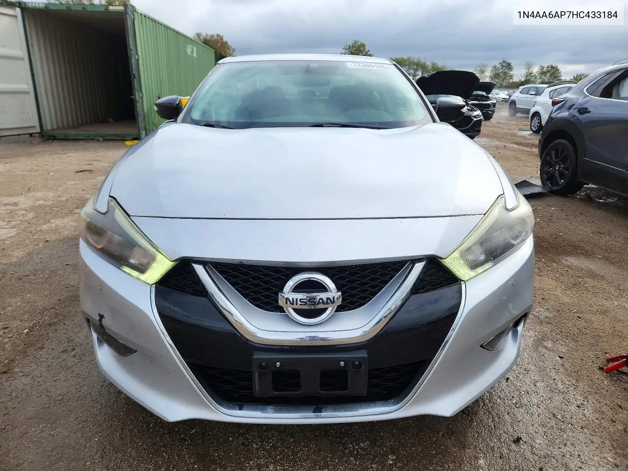 2017 NISSAN MAXIMA VIN 1N4AA6AP7HC433184 — фото 5