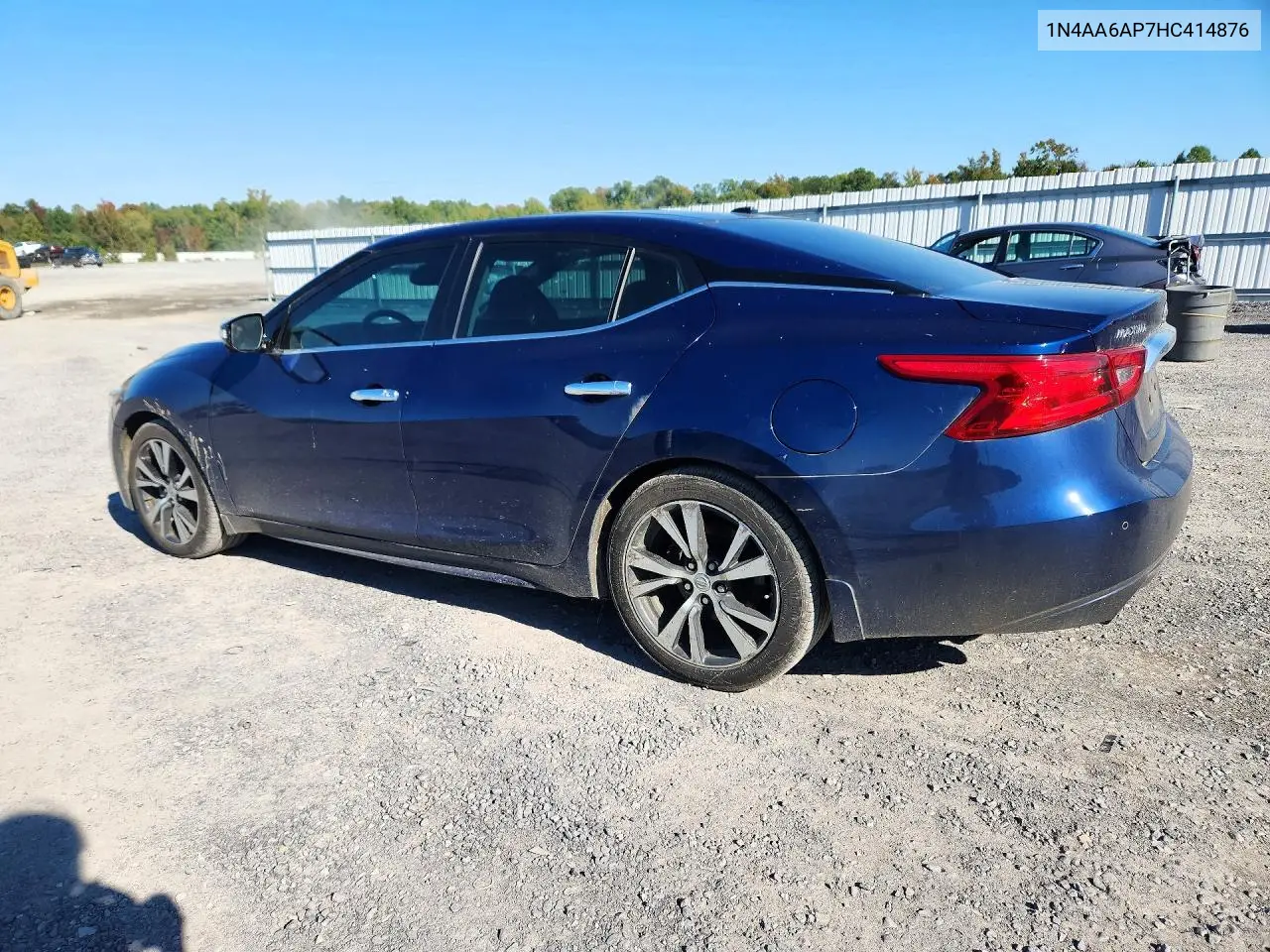 2017 NISSAN MAXIMA VIN 1N4AA6AP7HC414876 — фото 2