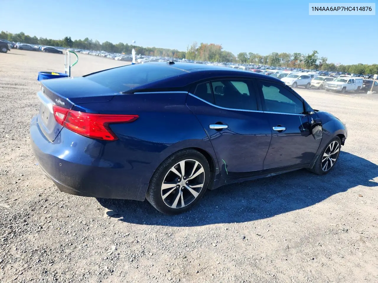 2017 NISSAN MAXIMA VIN 1N4AA6AP7HC414876 — фото 3