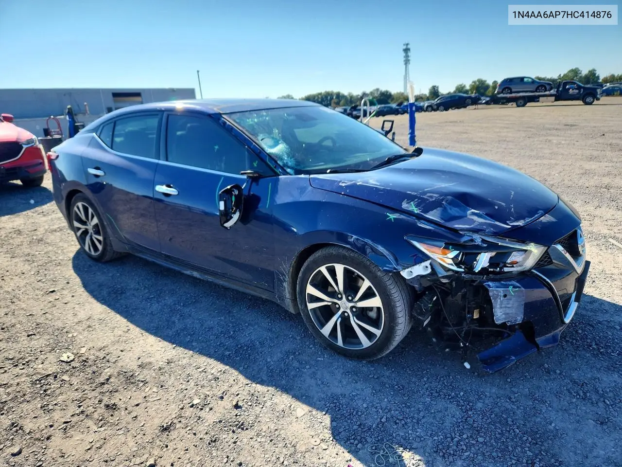 2017 NISSAN MAXIMA VIN 1N4AA6AP7HC414876 — фото 4
