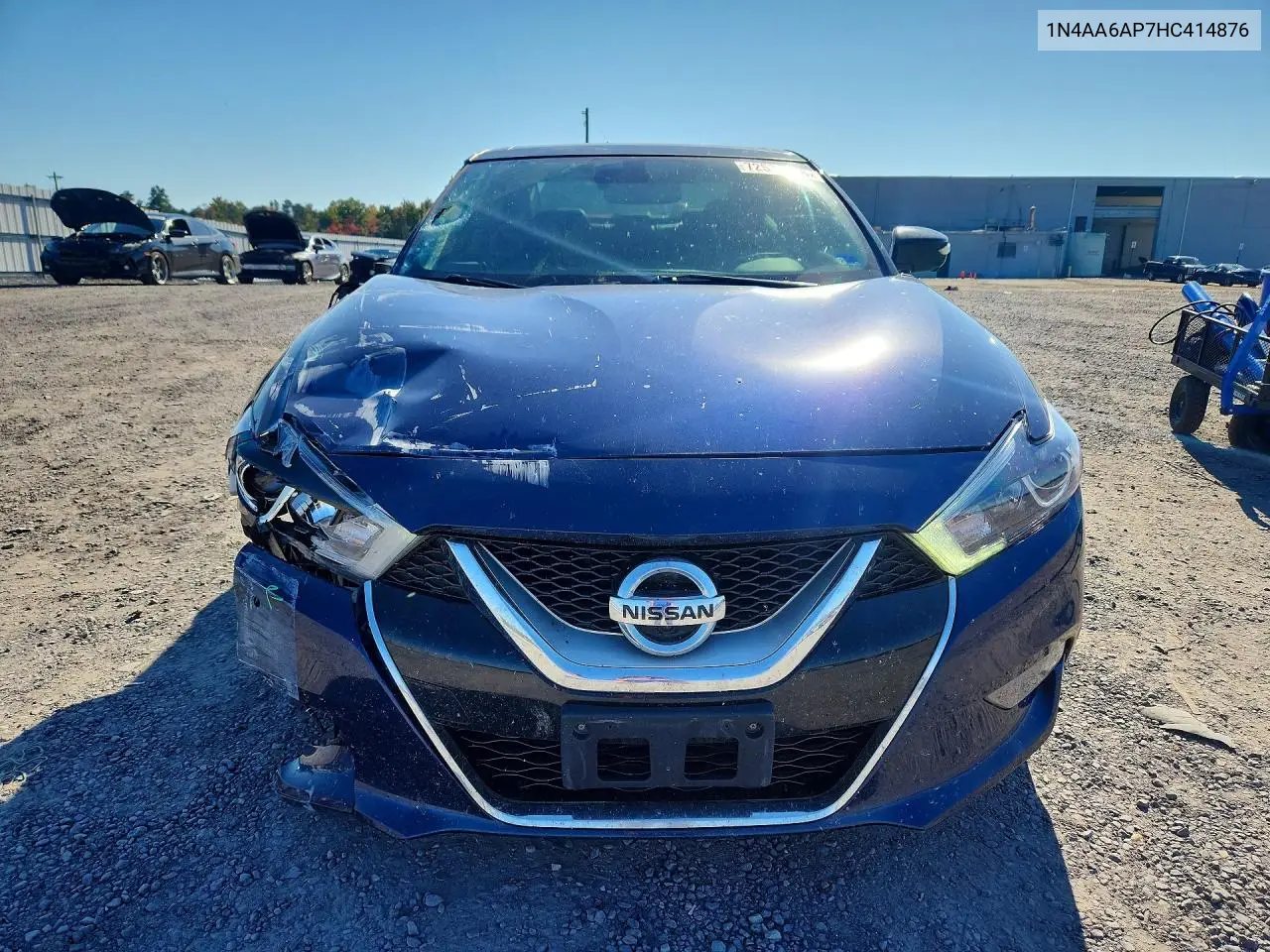 2017 NISSAN MAXIMA VIN 1N4AA6AP7HC414876 — фото 5